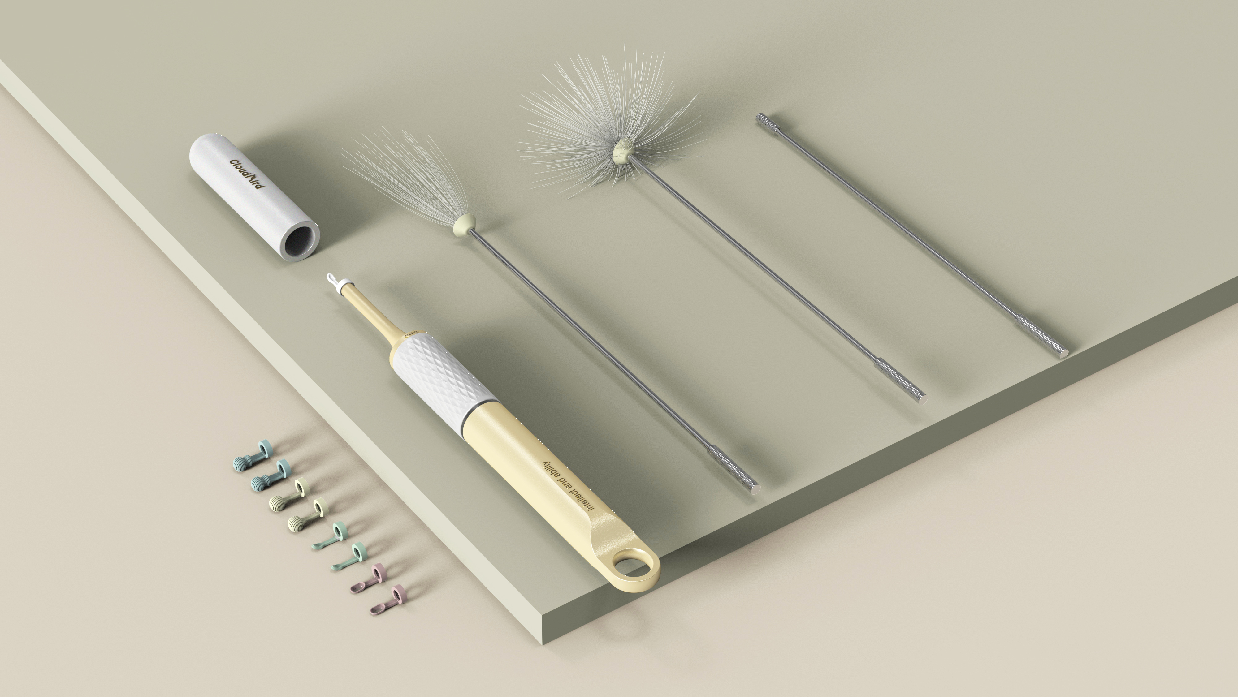 Earpick，Appearance design，product design，industrial design，Yunbo design，