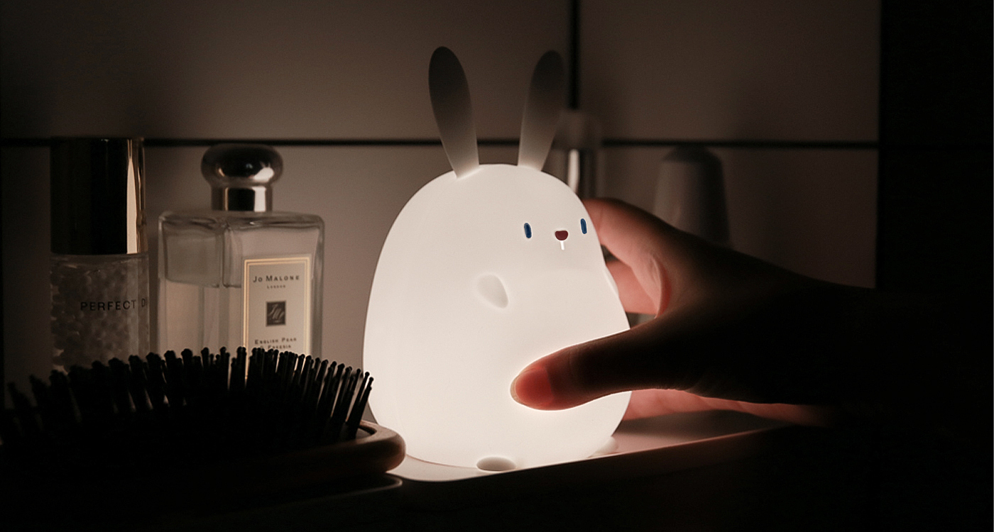 read，accompany，Mother and baby，Silicone lamp，lovely，