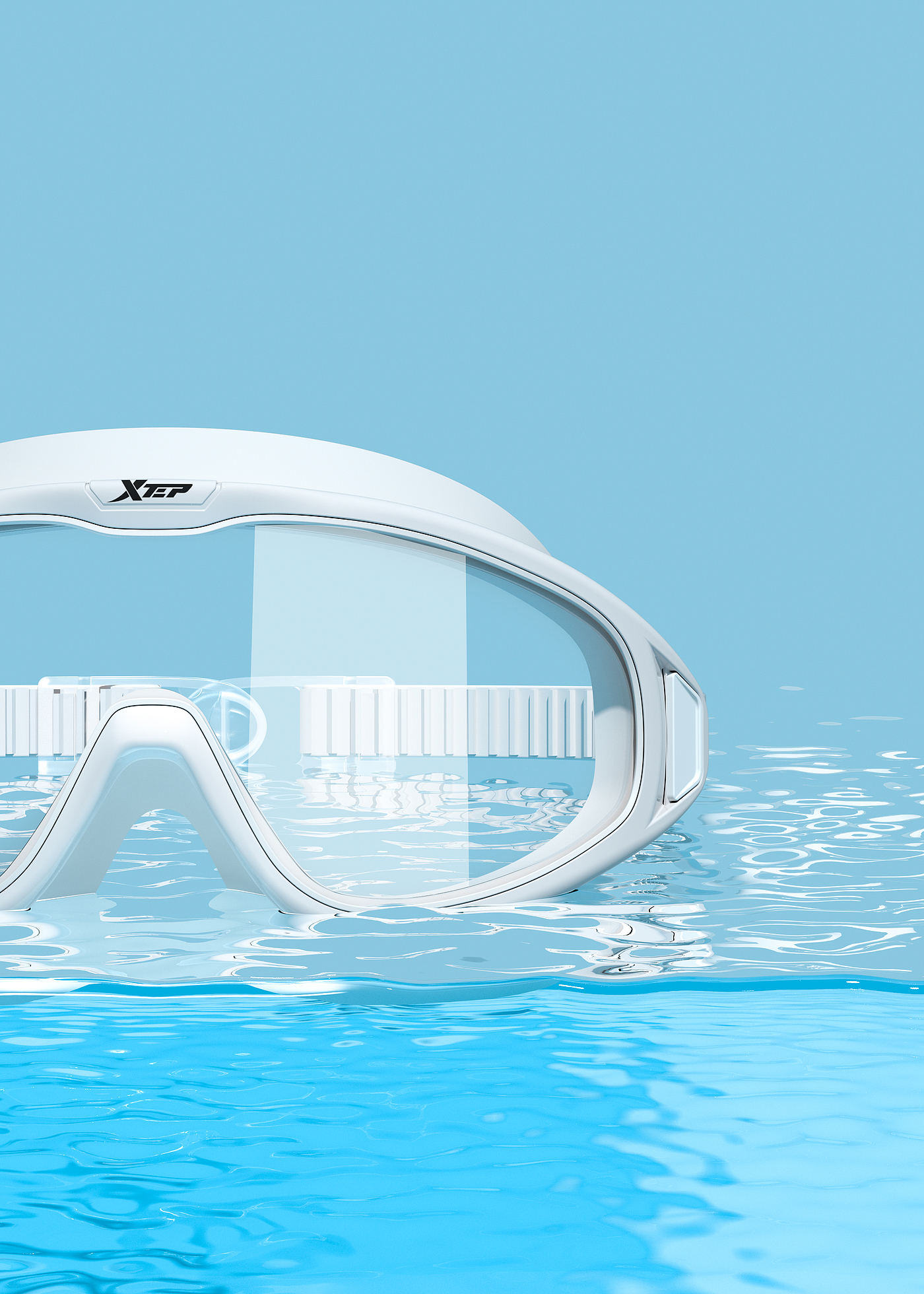 Swimming goggles，Product modeling，Product rendering，c4d，oc，sports goods，online retailers，