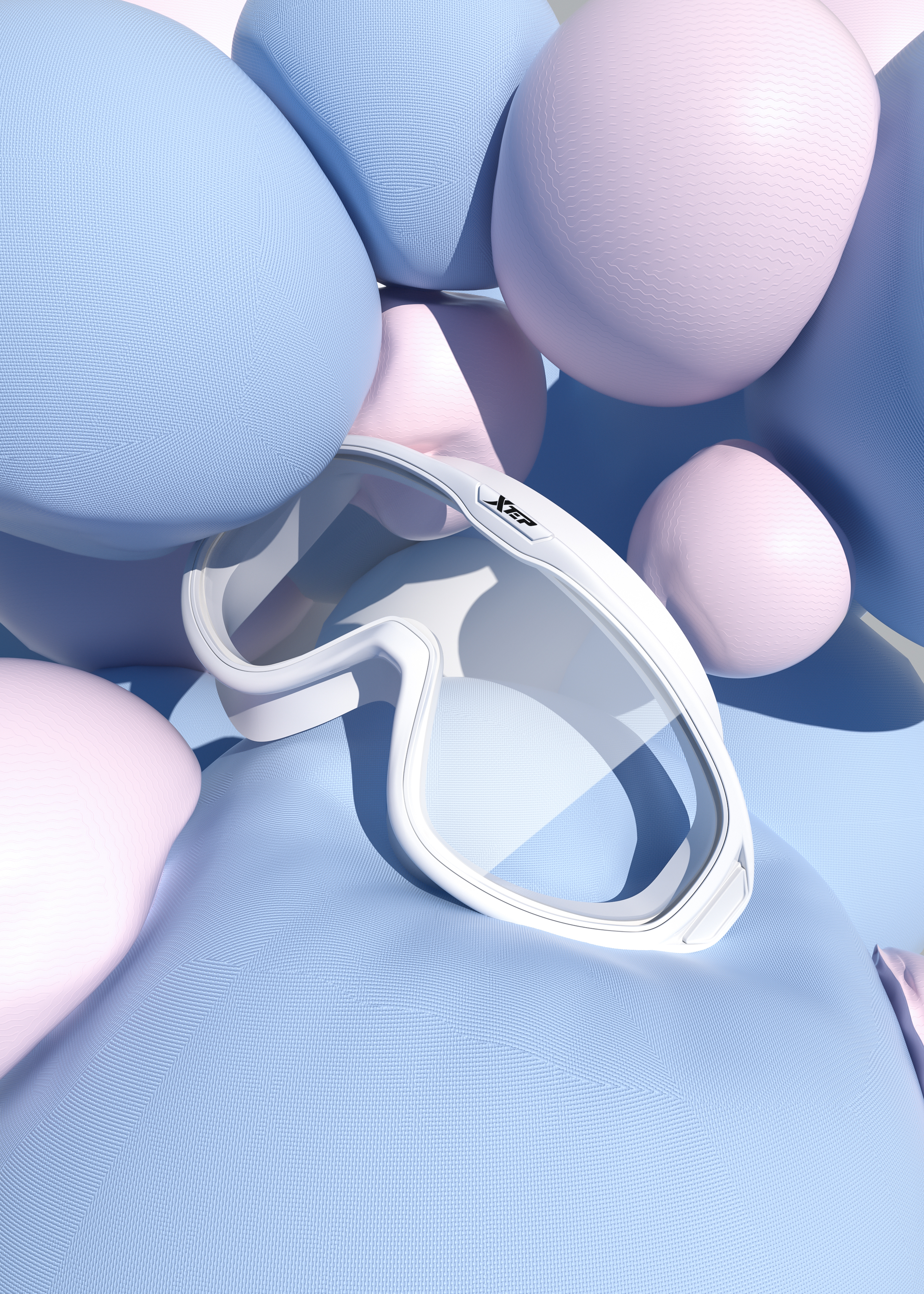 Swimming goggles，Product modeling，Product rendering，c4d，oc，sports goods，online retailers，