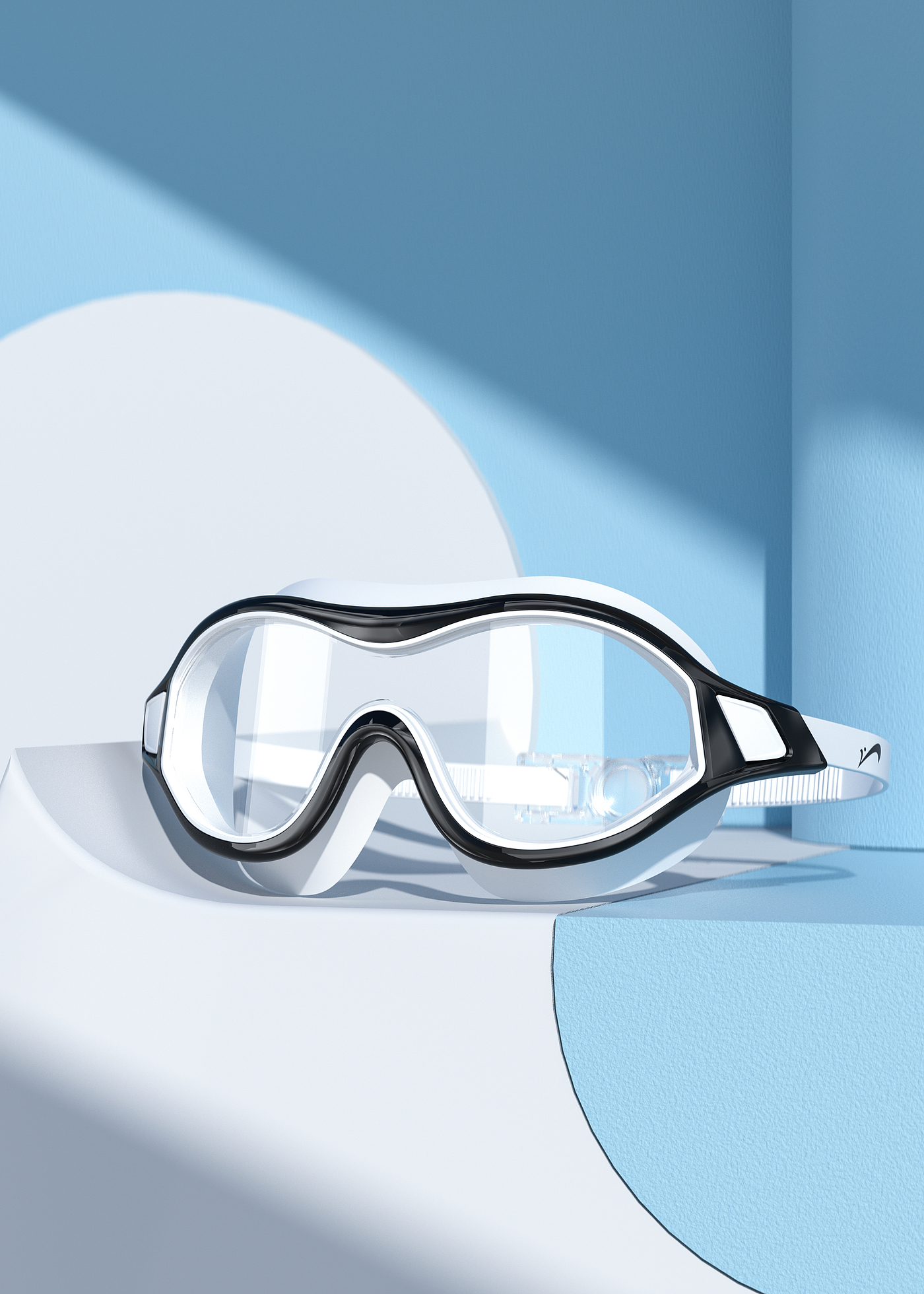 Swimming goggles，Product modeling，Product rendering，c4d，oc，sports goods，online retailers，