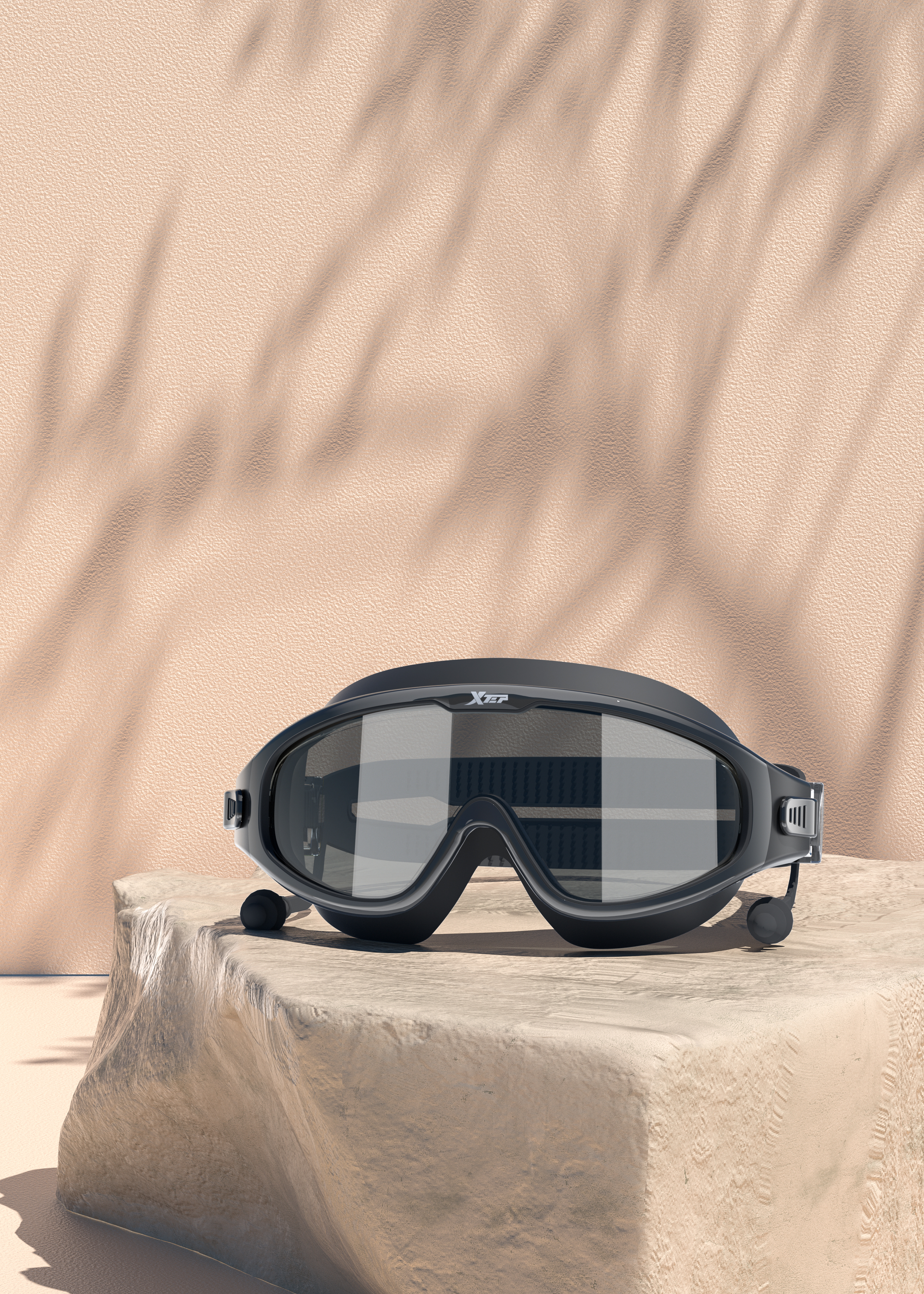 Swimming goggles，Product modeling，Product rendering，c4d，oc，sports goods，online retailers，