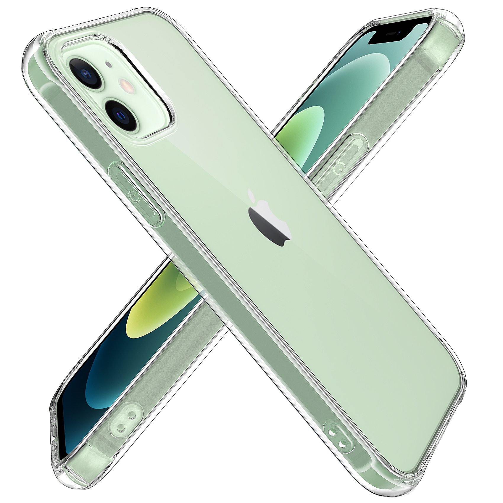 Mobile phone case, transparent mobile phone case, rendering pictures，