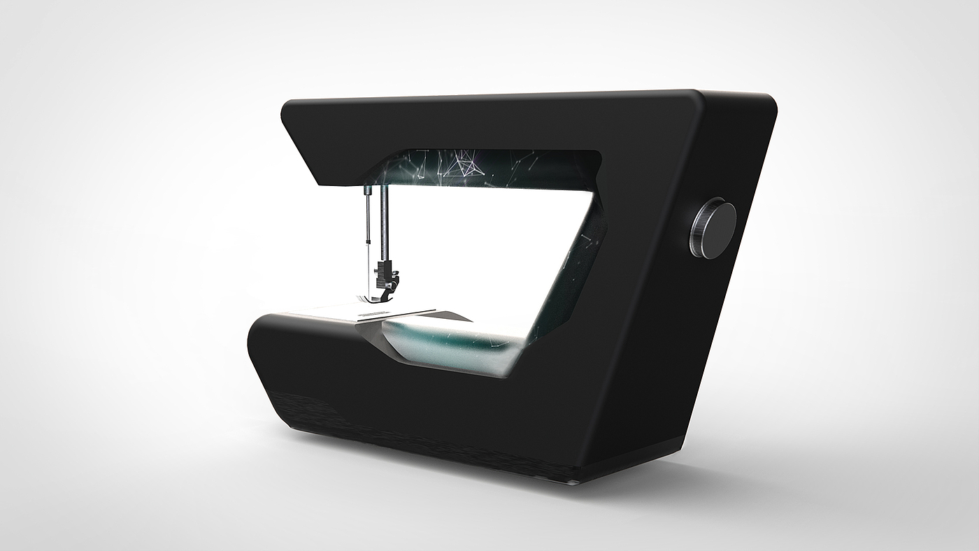 LADA 77 sewing machine，Liquid crystal display，screen，conceptual design，