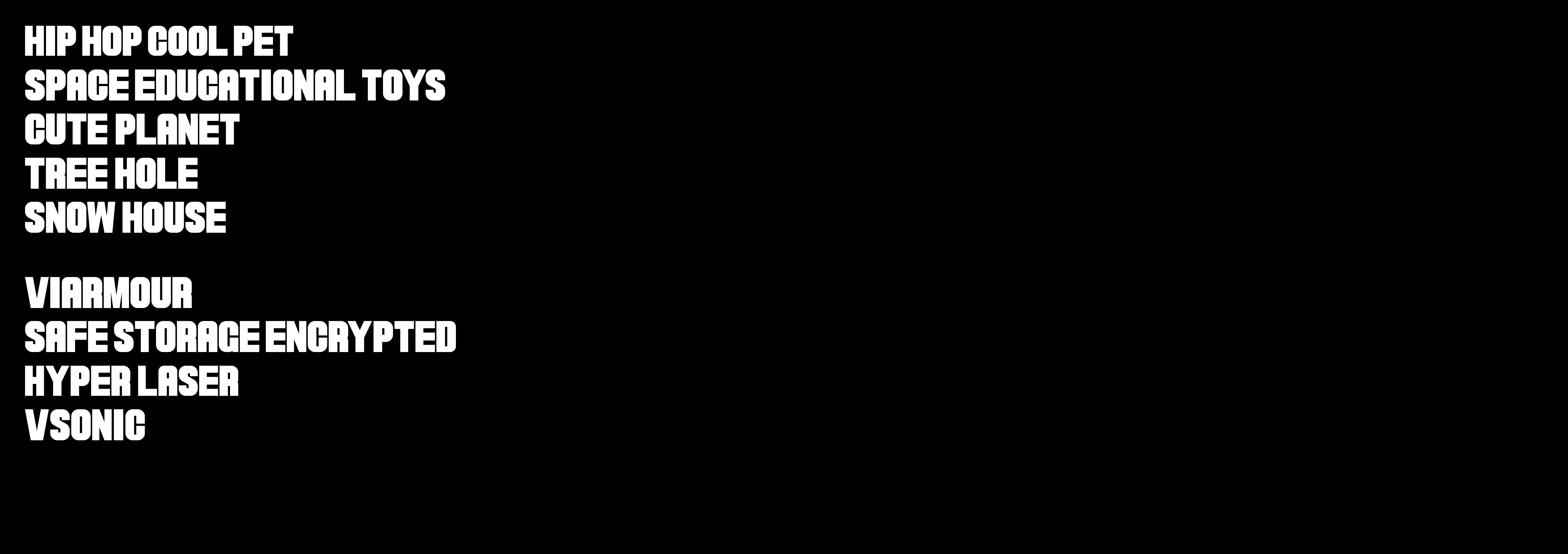 industrial product，