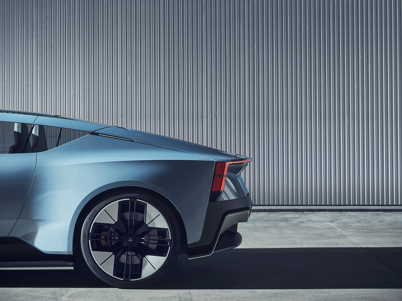 open car，electric vehicle，Sports car，Automobile UAV，Polestar，Polestar O2，