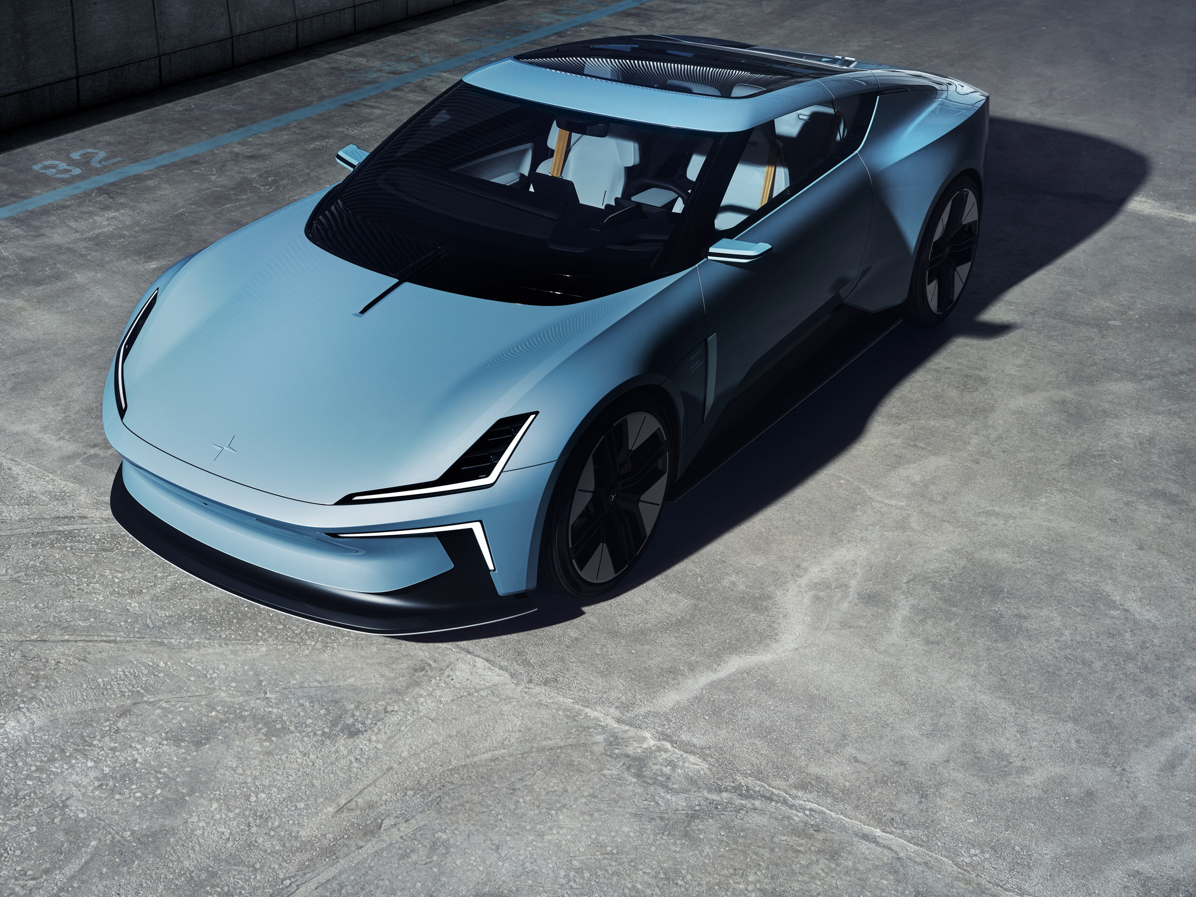 open car，electric vehicle，Sports car，Automobile UAV，Polestar，Polestar O2，