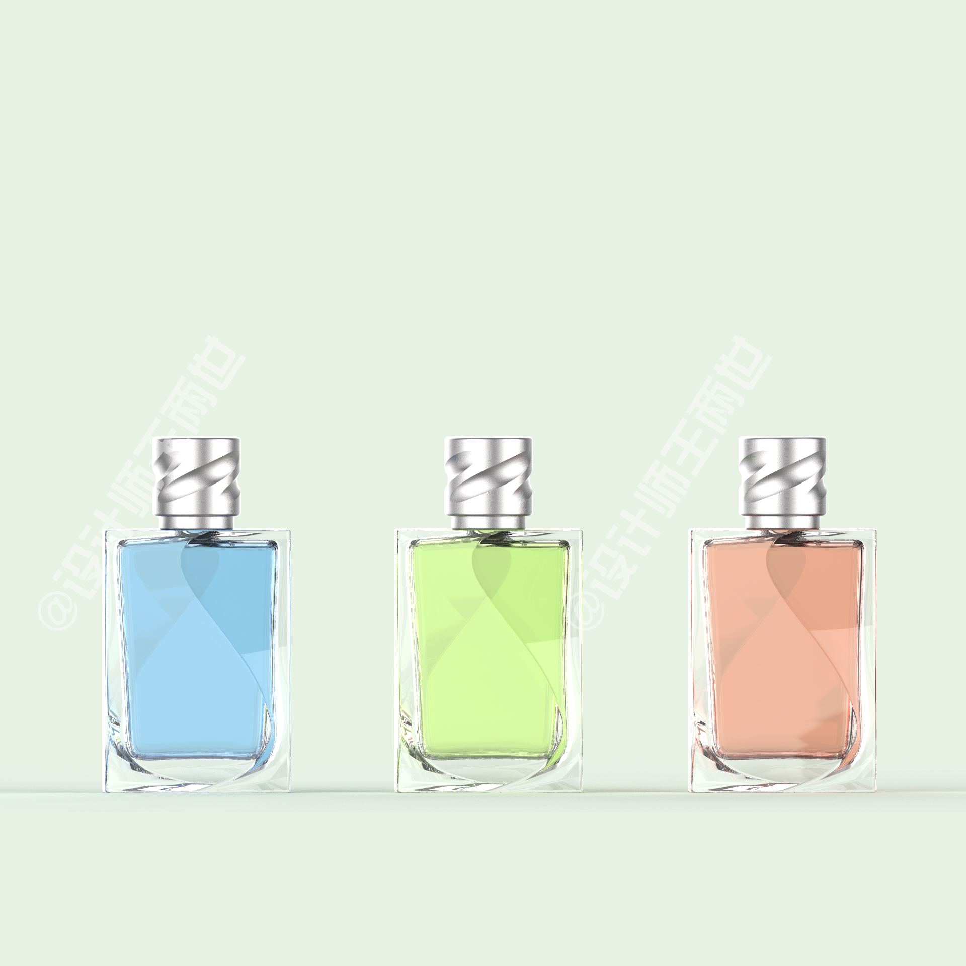 Perfume，Perfume bottle，Cosmetics，packing design，