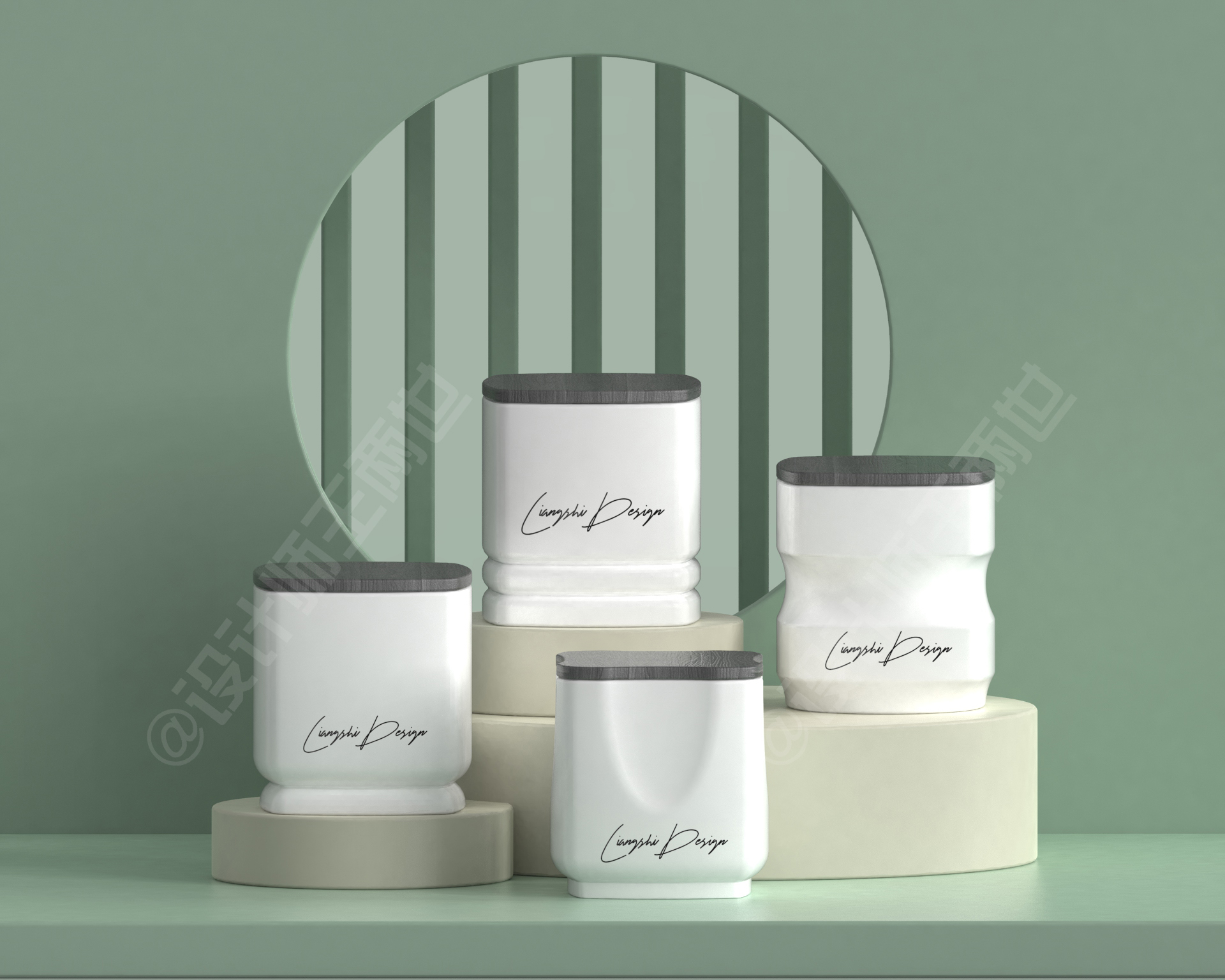 Aromatherapy，Scented candles，packing design，
