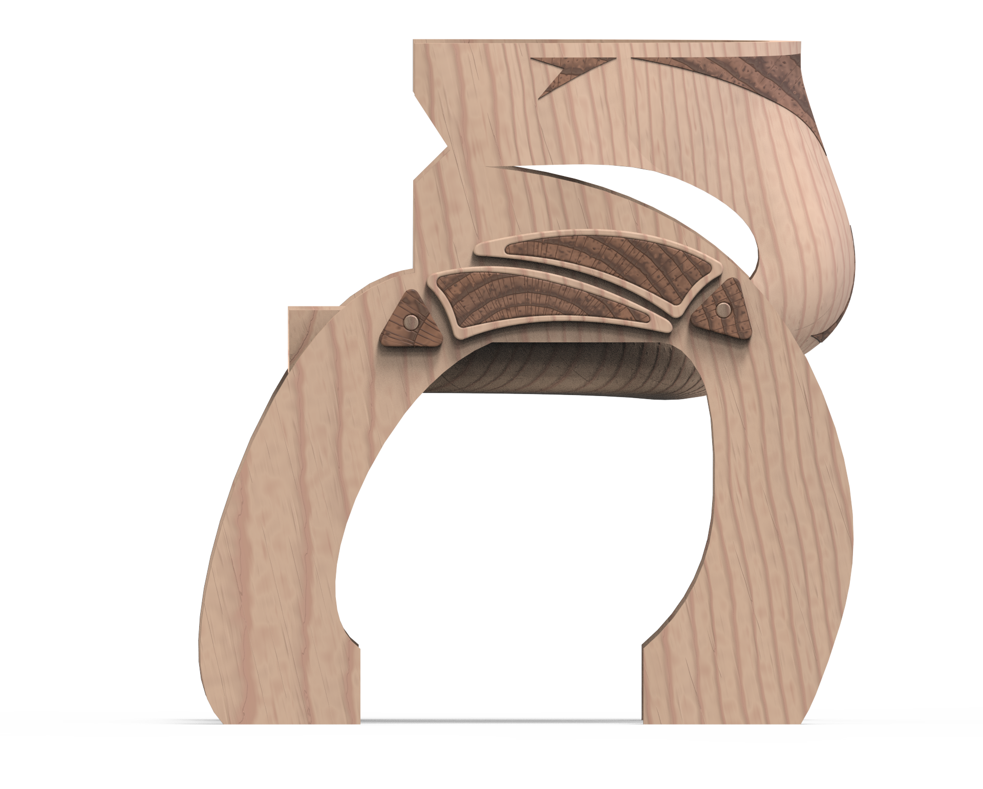 Leisure chair，Banpo culture，Indoor furniture，Wooden chair，