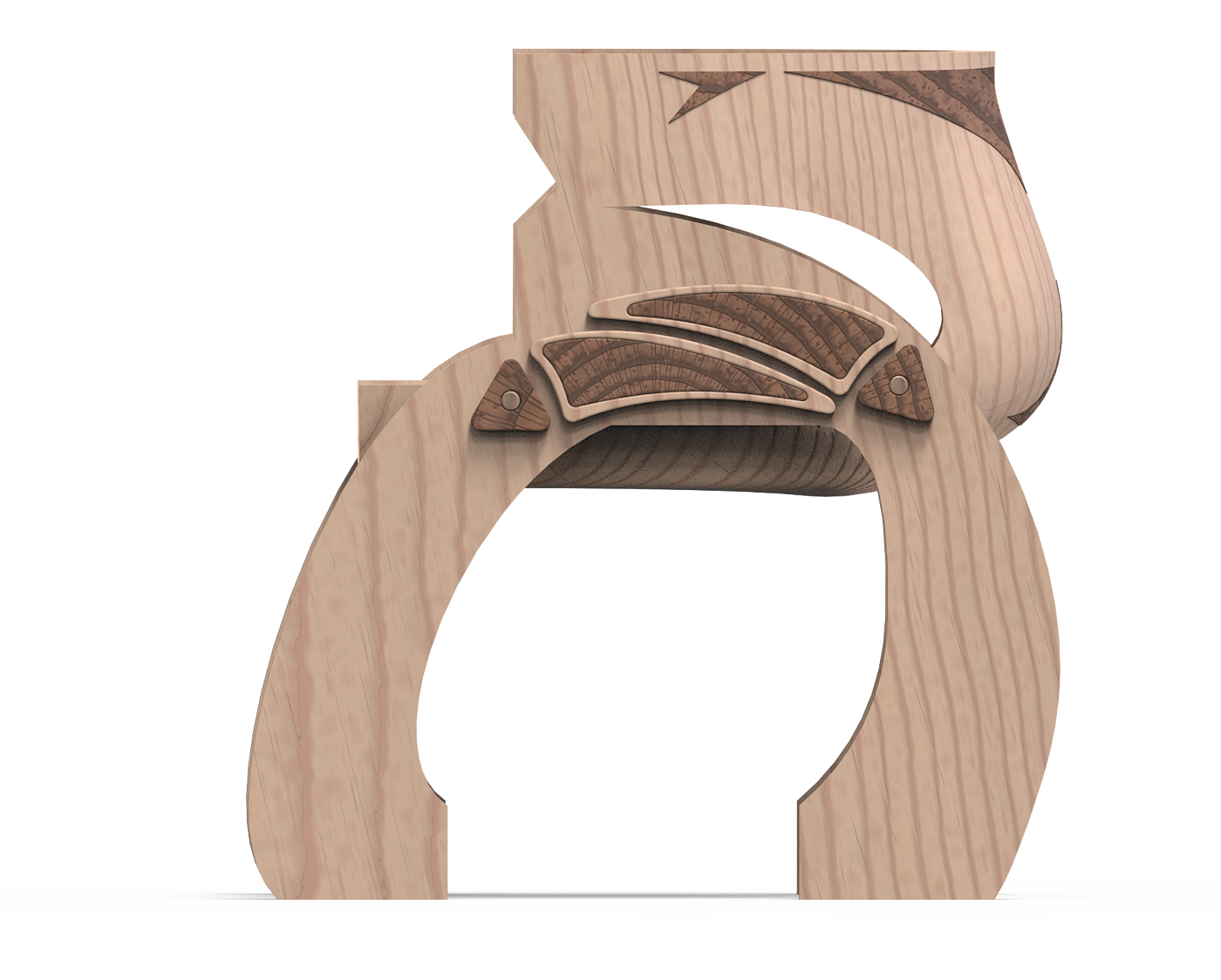 Leisure chair，Banpo culture，Indoor furniture，Wooden chair，