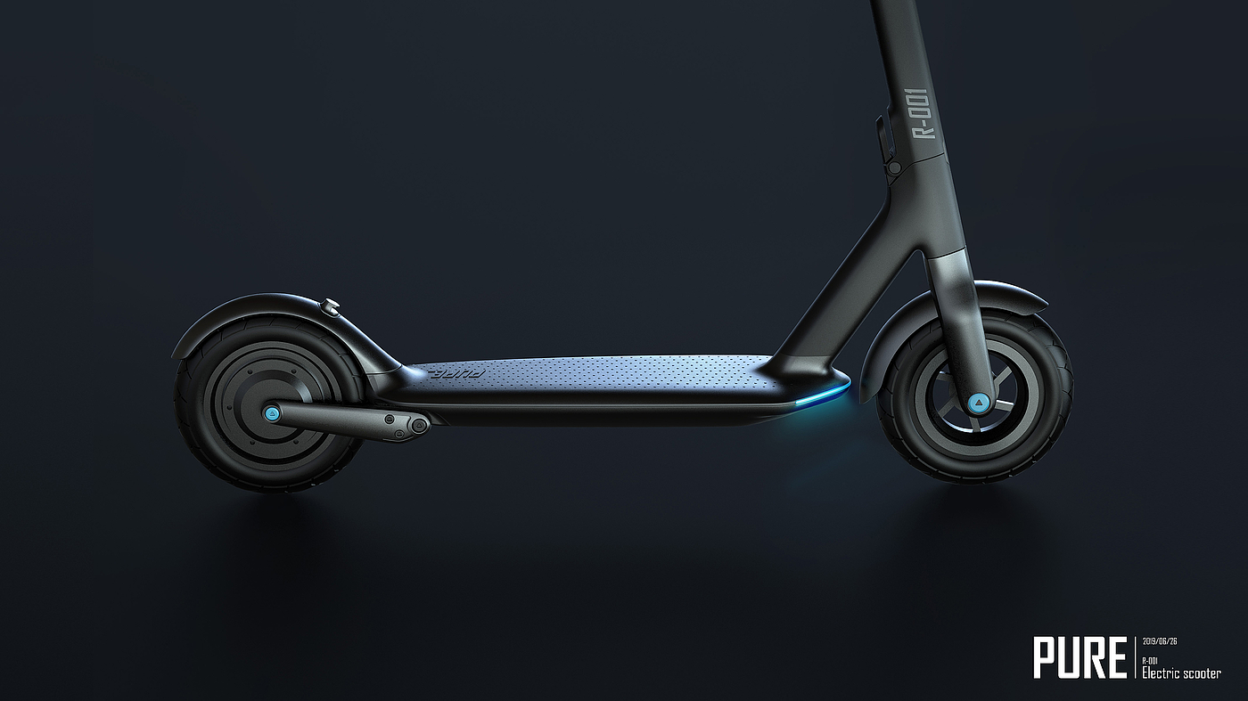 Husky original design，Appearance design，vehicle，Electric scooter，