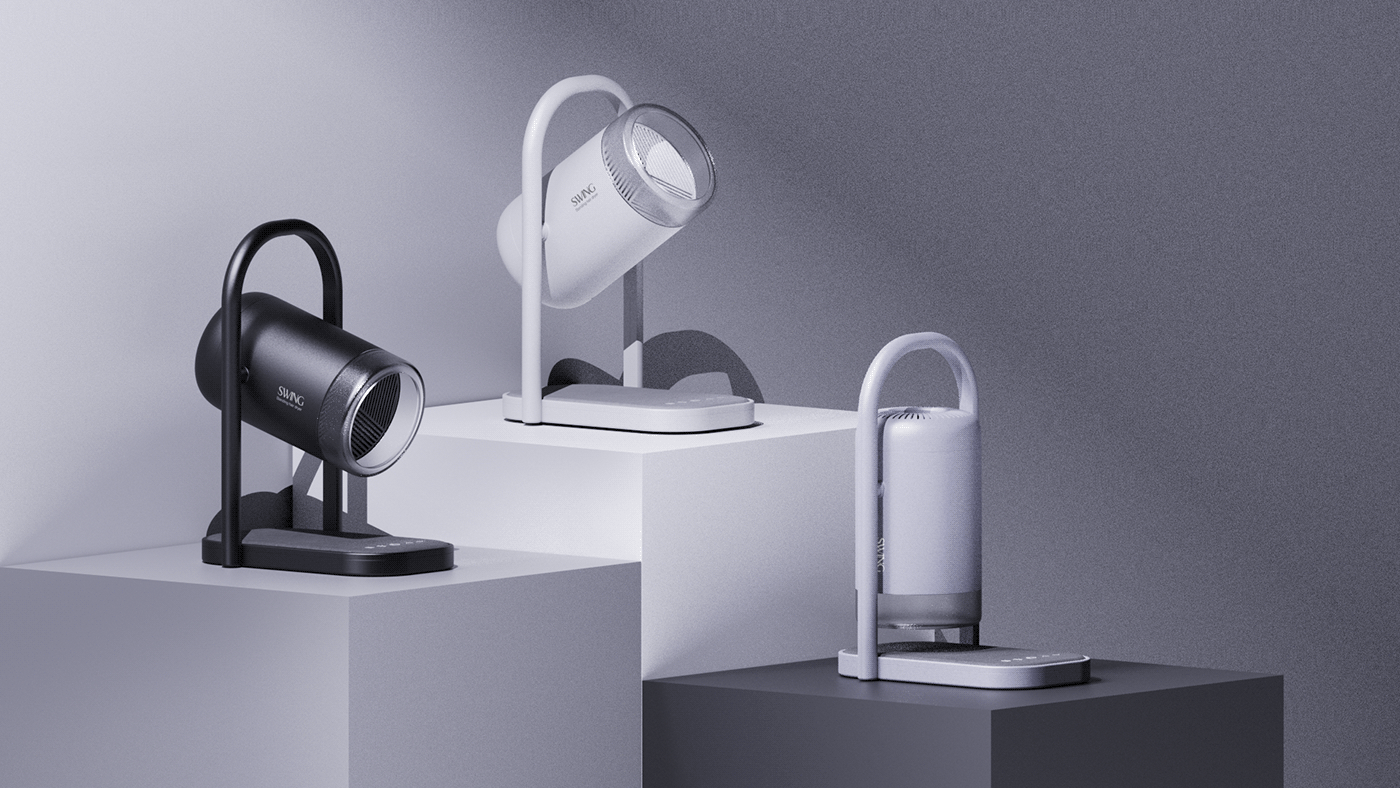 product design，hair drier，visualization，swing，