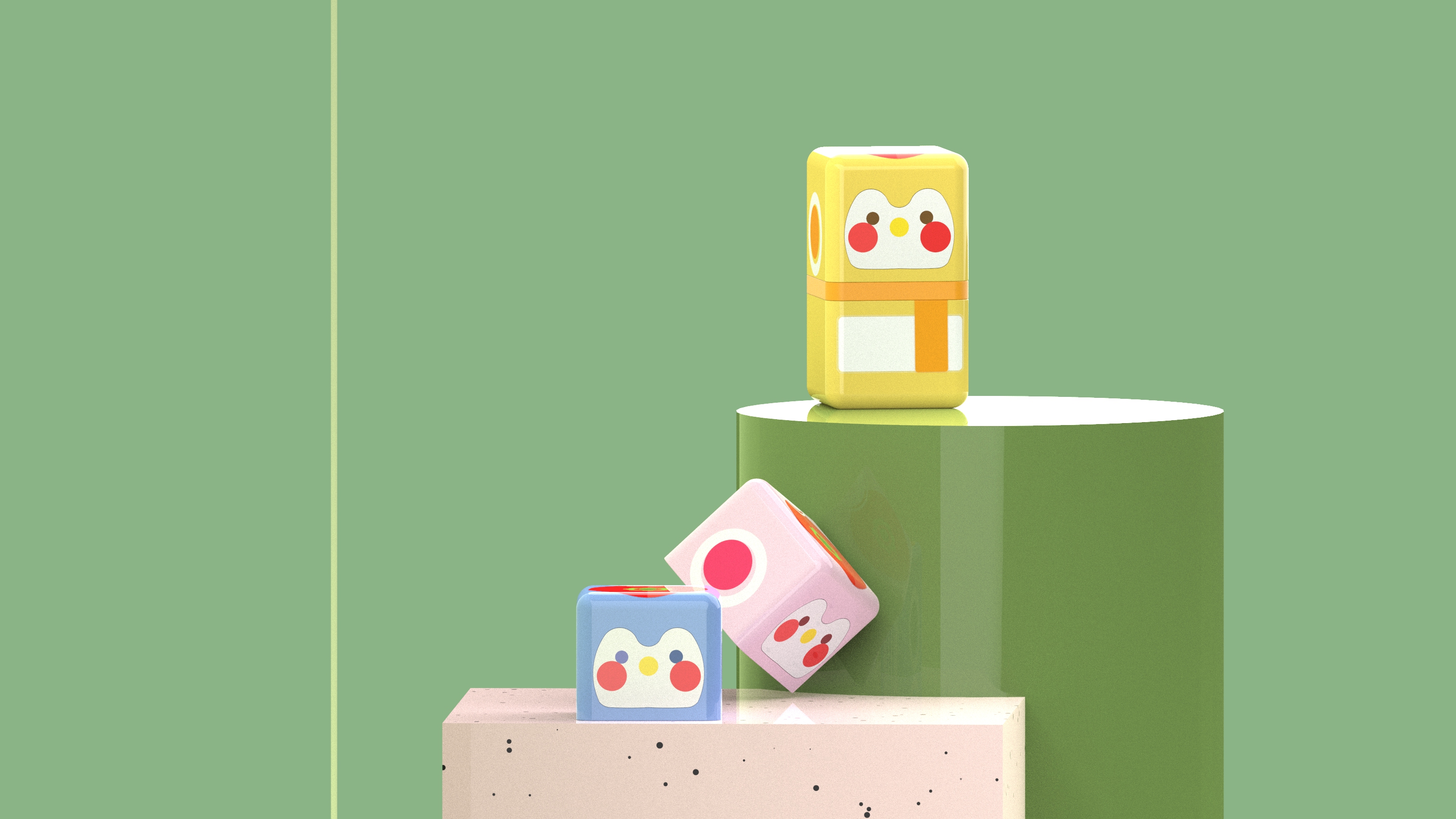 Q Meng; Penguins; Water cup，