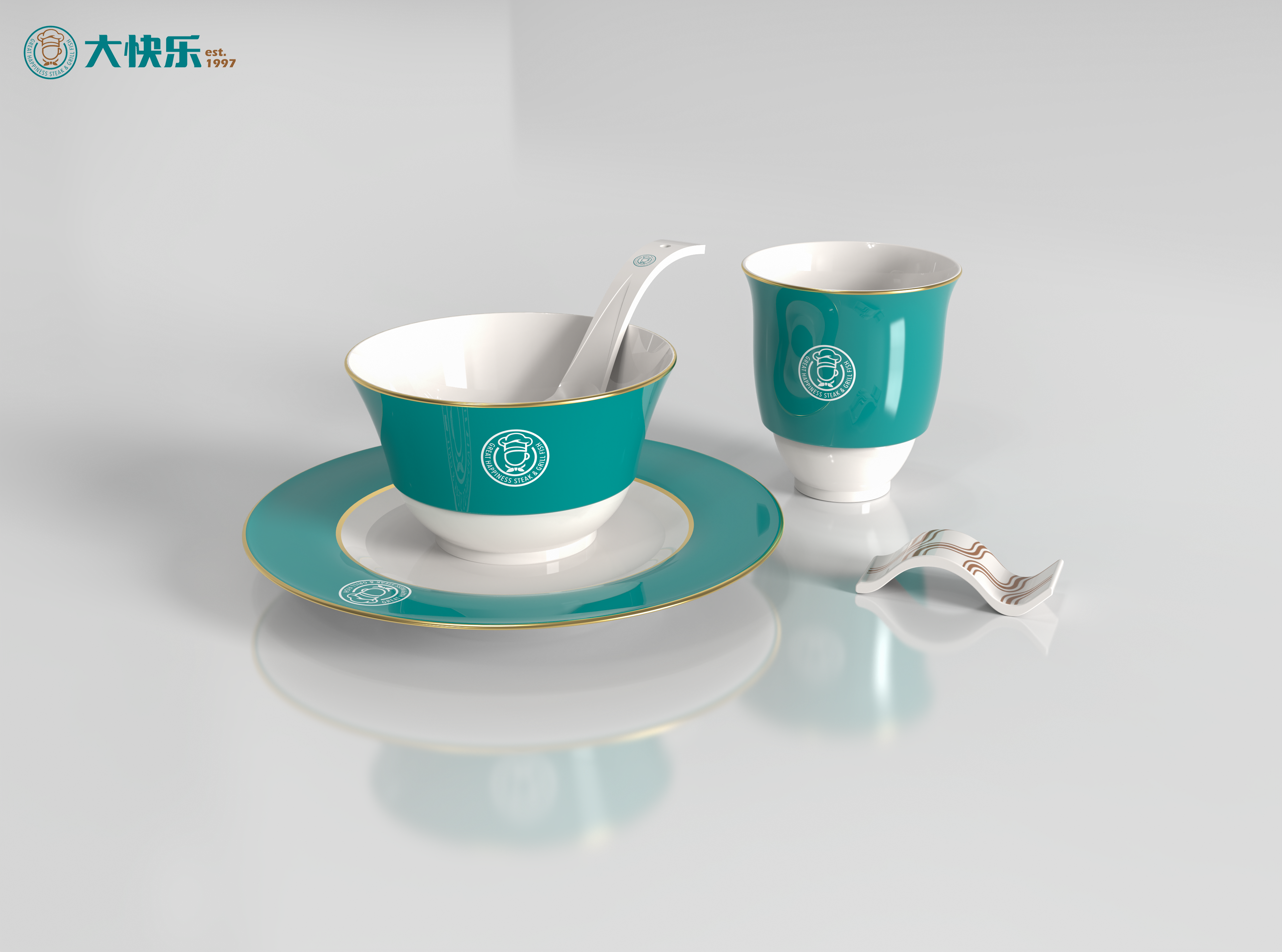 Tableware design，Western-style food，western restaurant，tableware，ceramics，