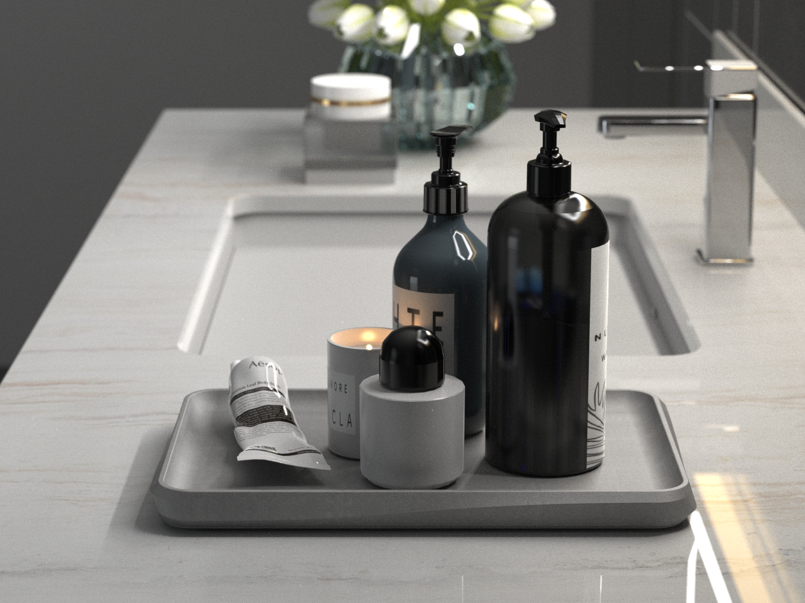 Cement tray，Toilet storage，Net red tray，Storage tray，