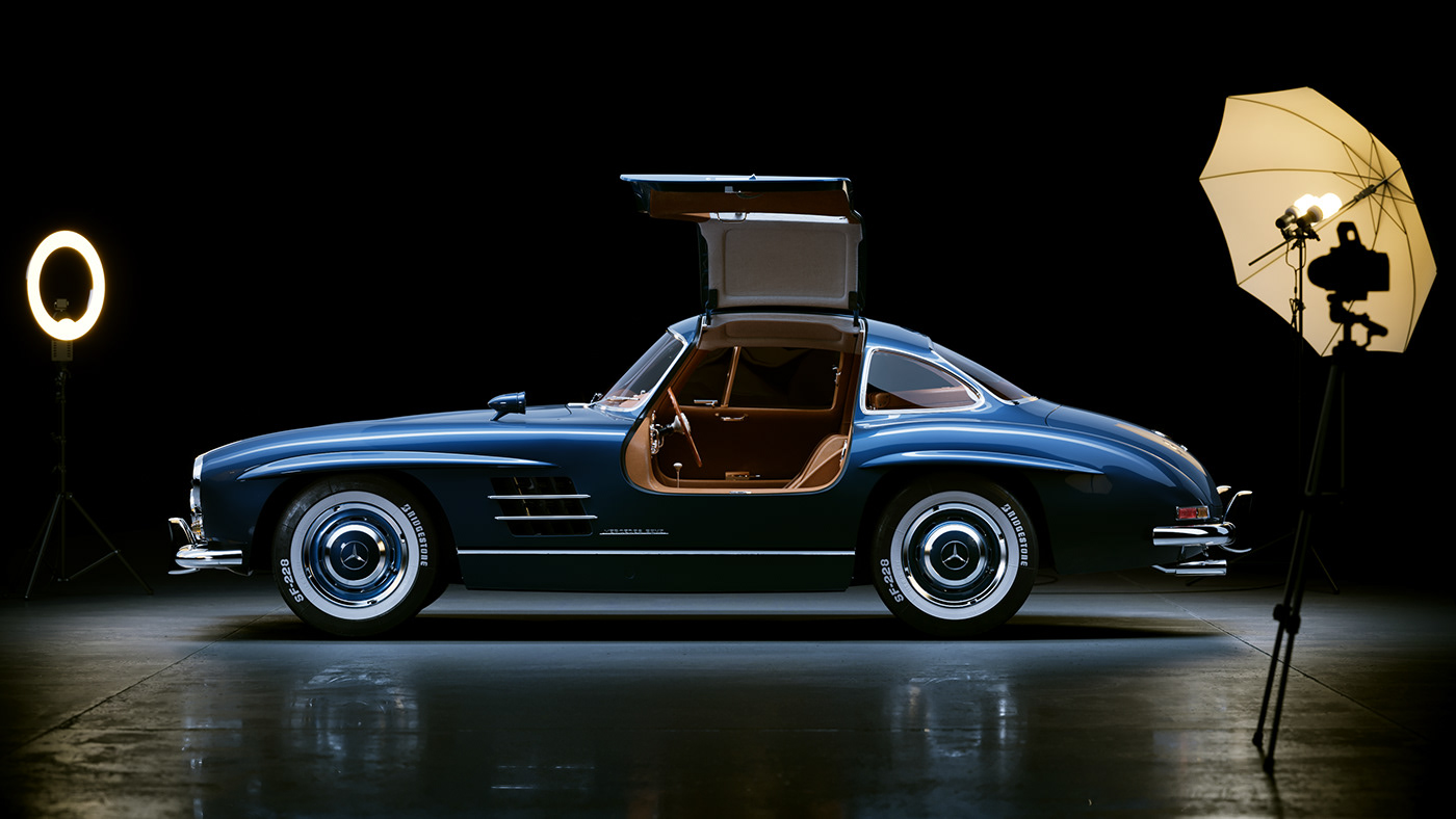 3D car，3ds Max，File visualization，Computer animation，Benz，