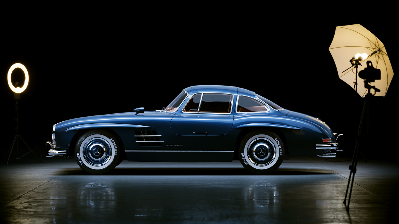 3D car，3ds Max，File visualization，Computer animation，Benz，