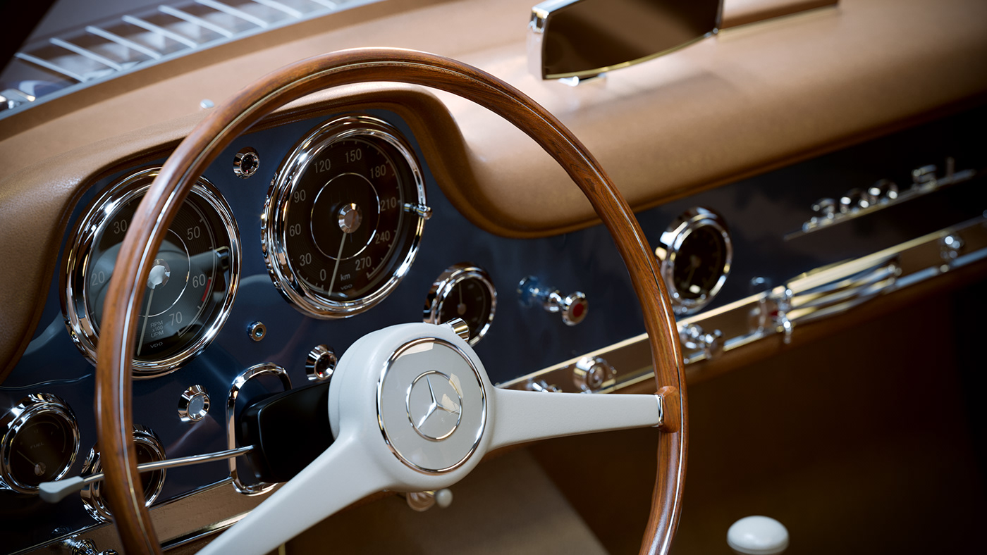 3D car，3ds Max，File visualization，Computer animation，Benz，