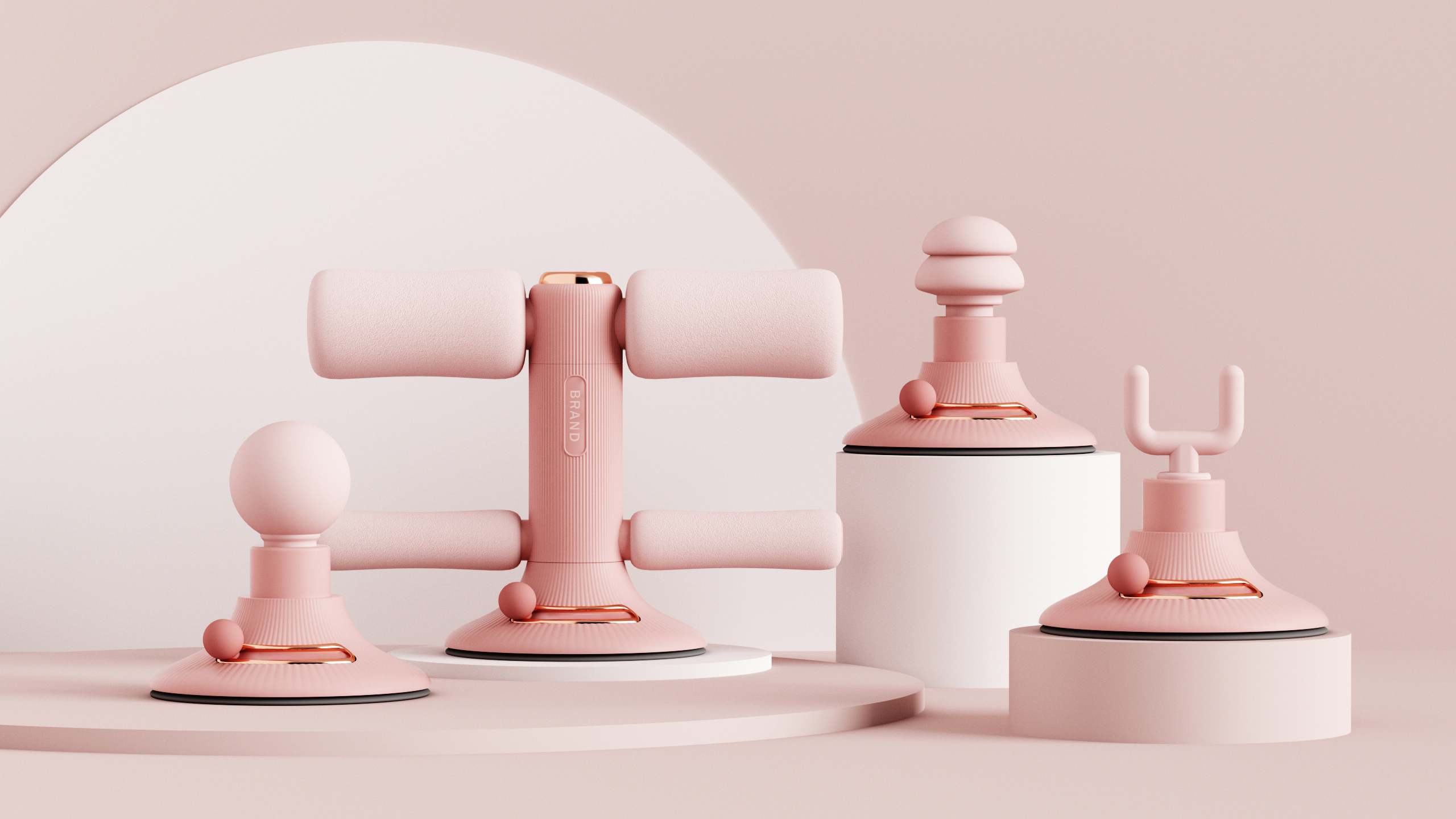 abdominal curl，Light luxury，multi-function，Color matching，massage，