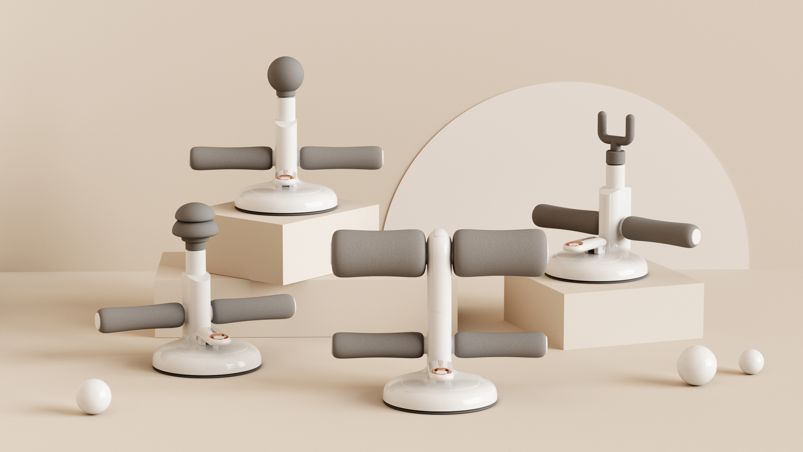 abdominal curl，Light luxury，multi-function，Color matching，massage，