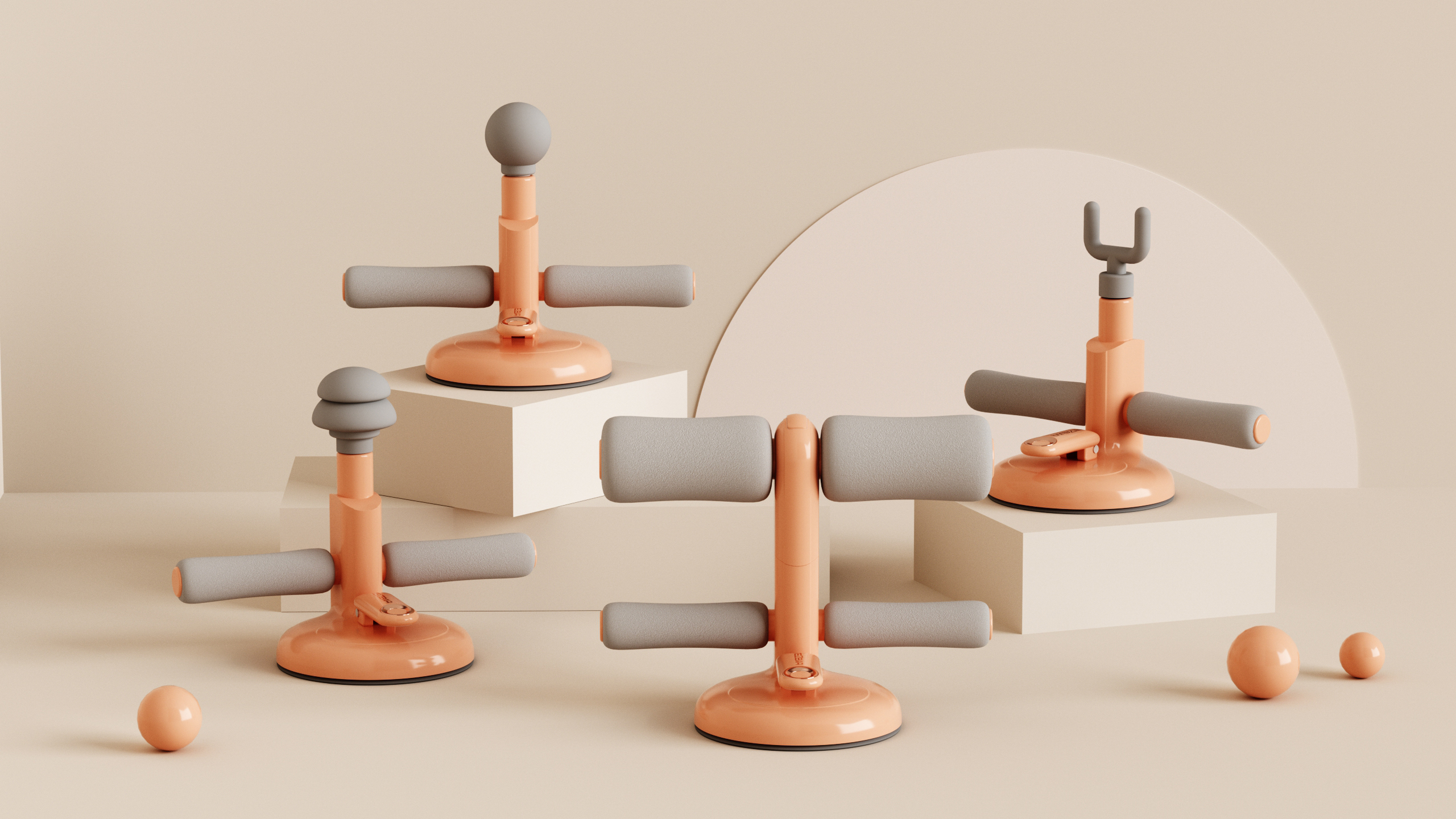 abdominal curl，Light luxury，multi-function，Color matching，massage，