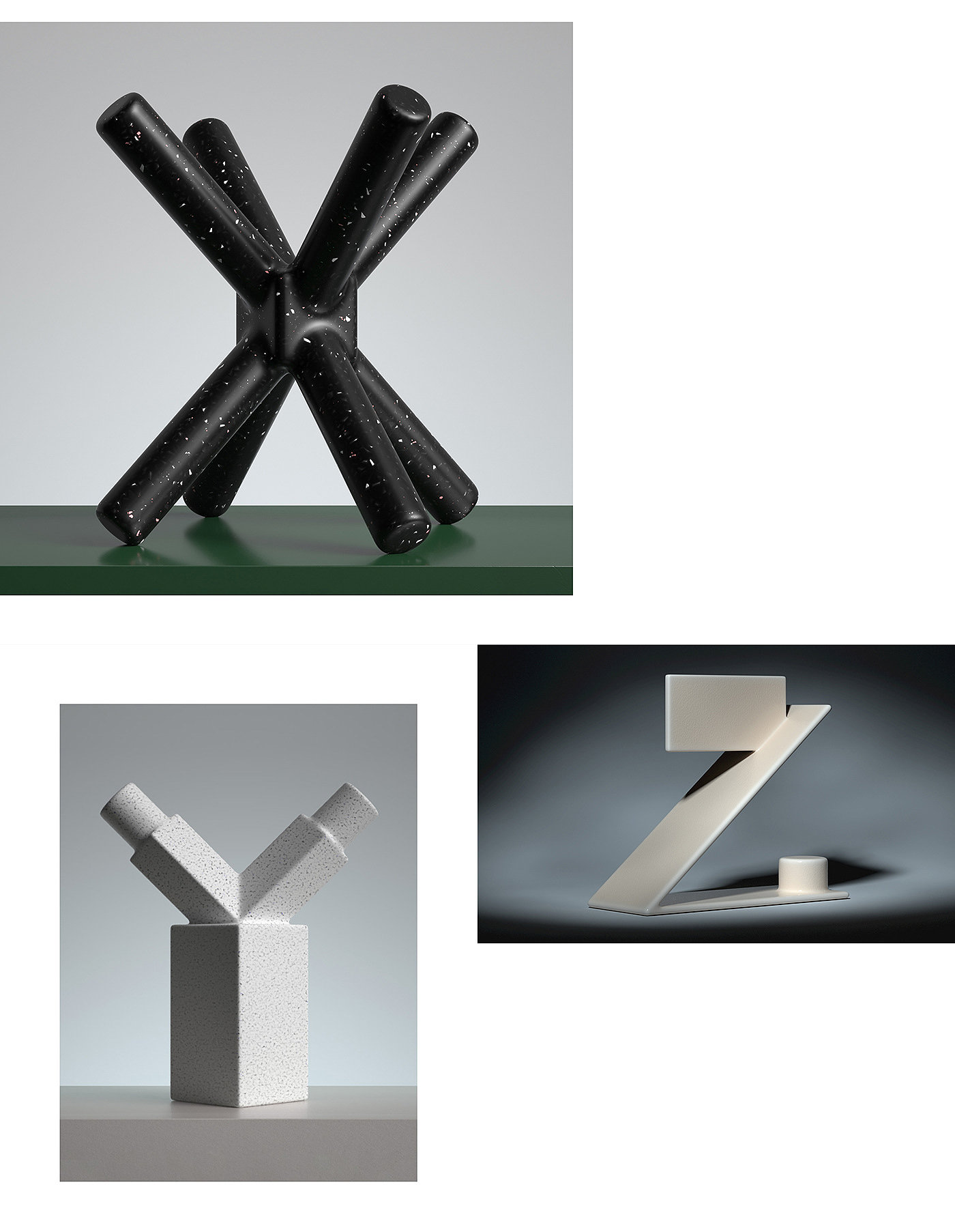 letter，Render，Typesetting，Digital sculpture，