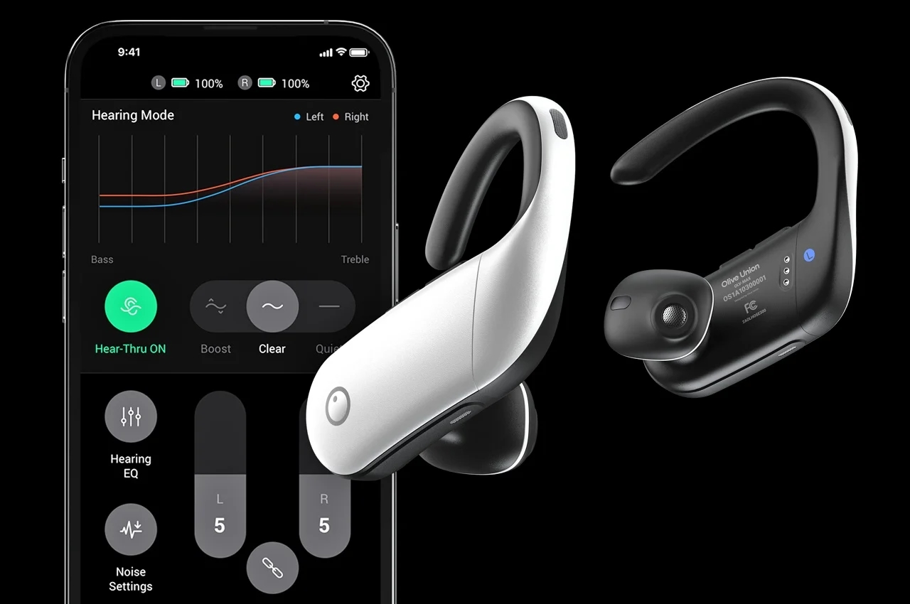 Wearable ，Hearing aid，OLIVE MAX，product design，