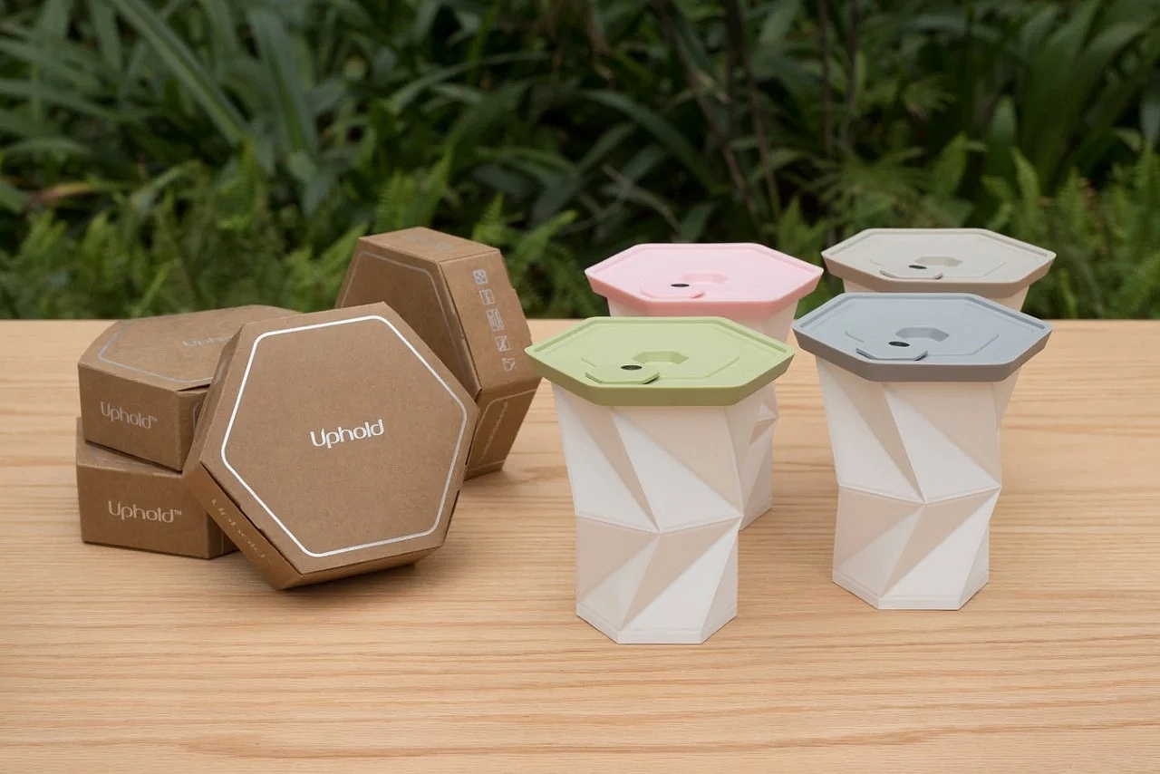 Foldable，Origami cup，product design，