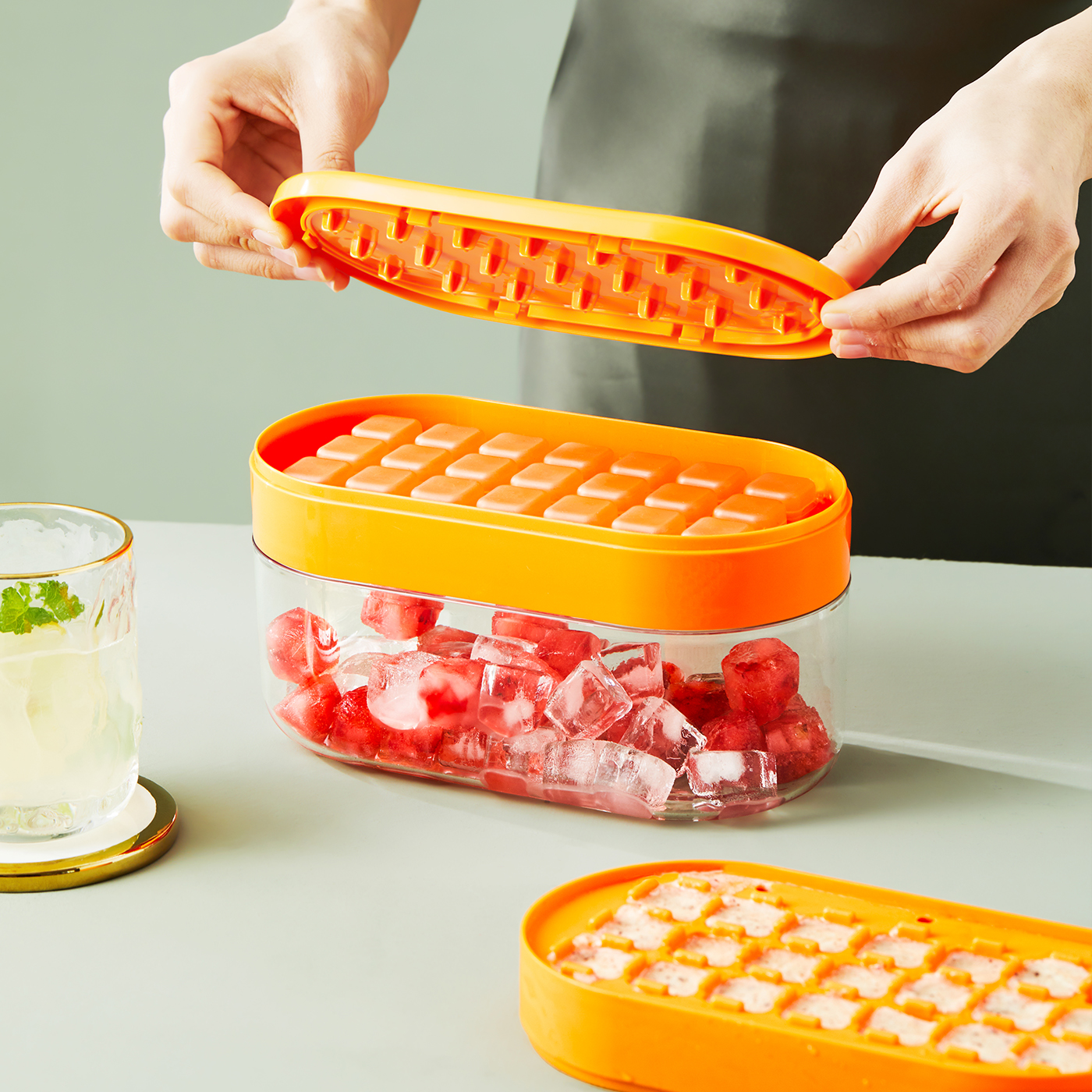 Press type one key ice lattice，