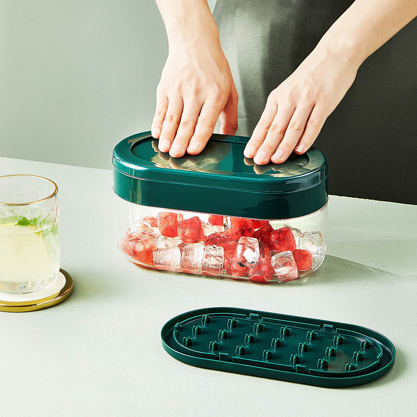 Press type one key ice lattice，