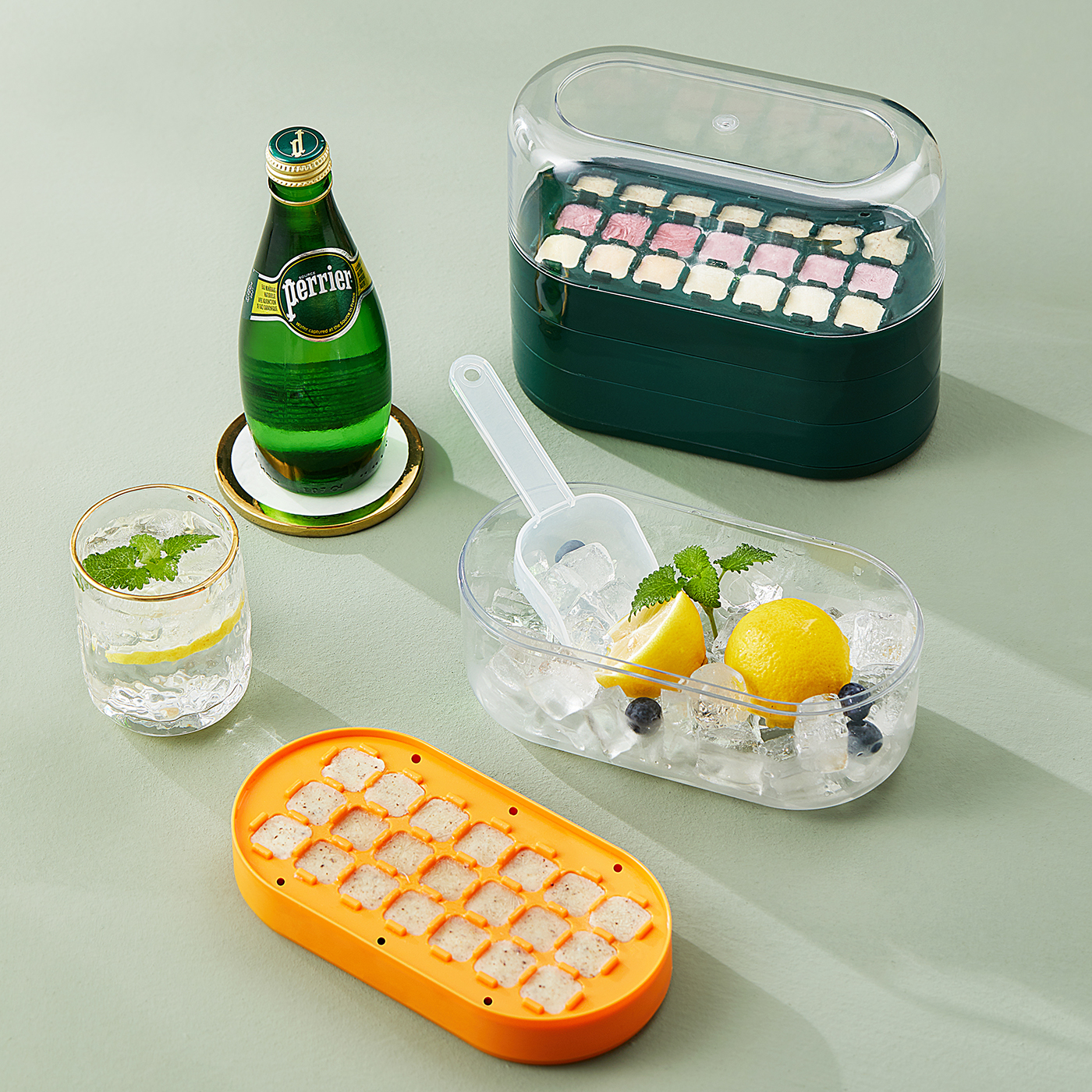 Press type one key ice lattice，