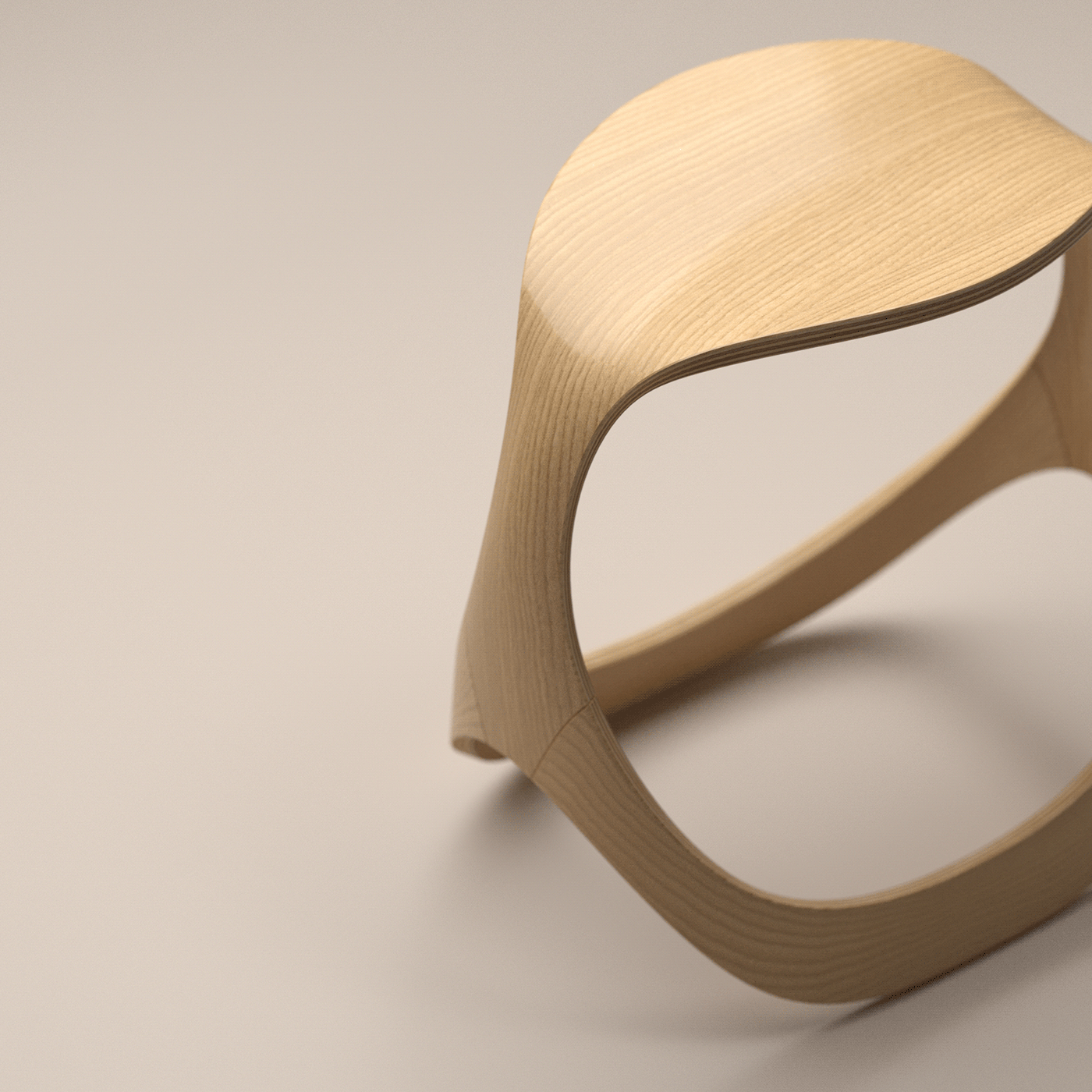 Woodworking design，Natural furniture，Plywood products，Wooden stool，