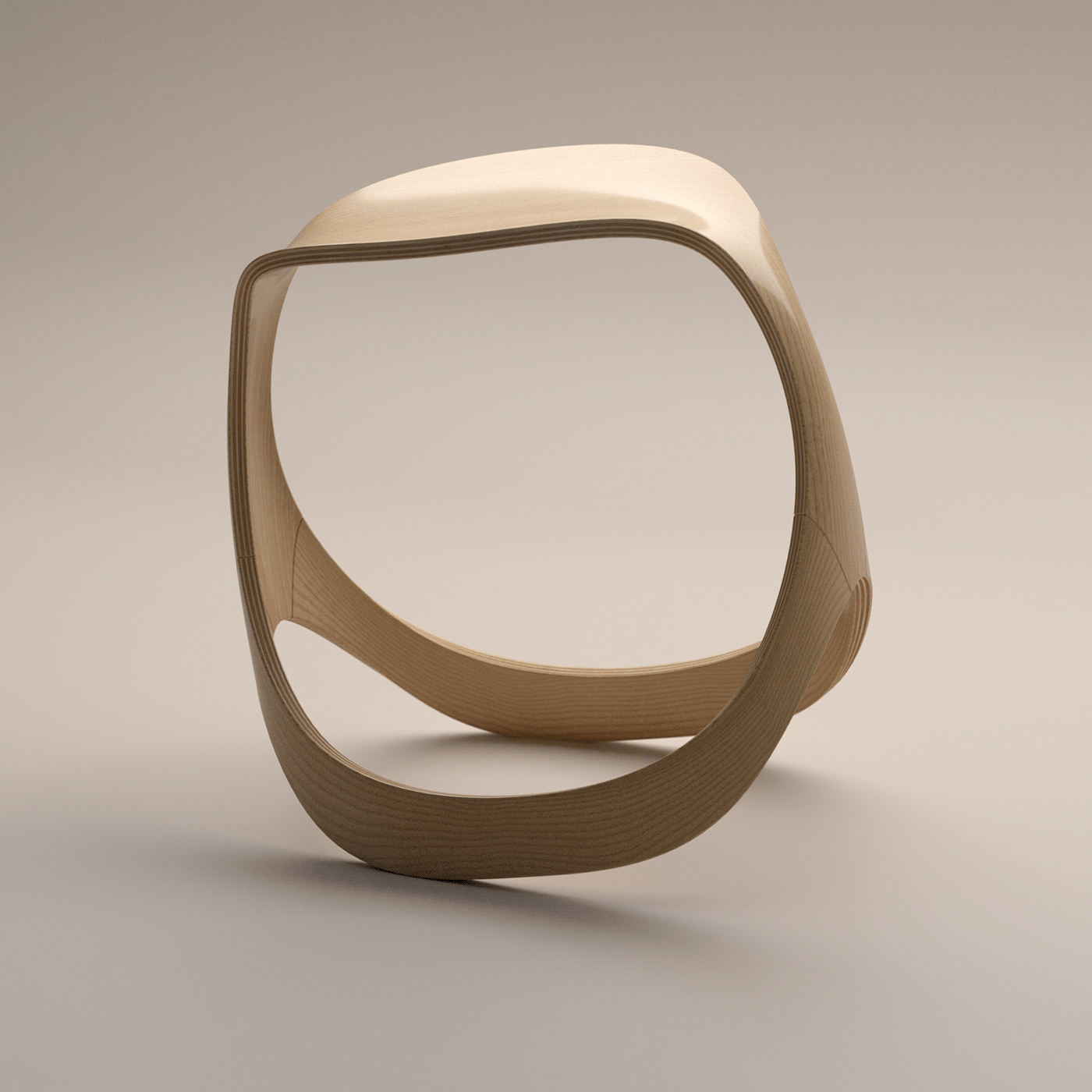 Woodworking design，Natural furniture，Plywood products，Wooden stool，