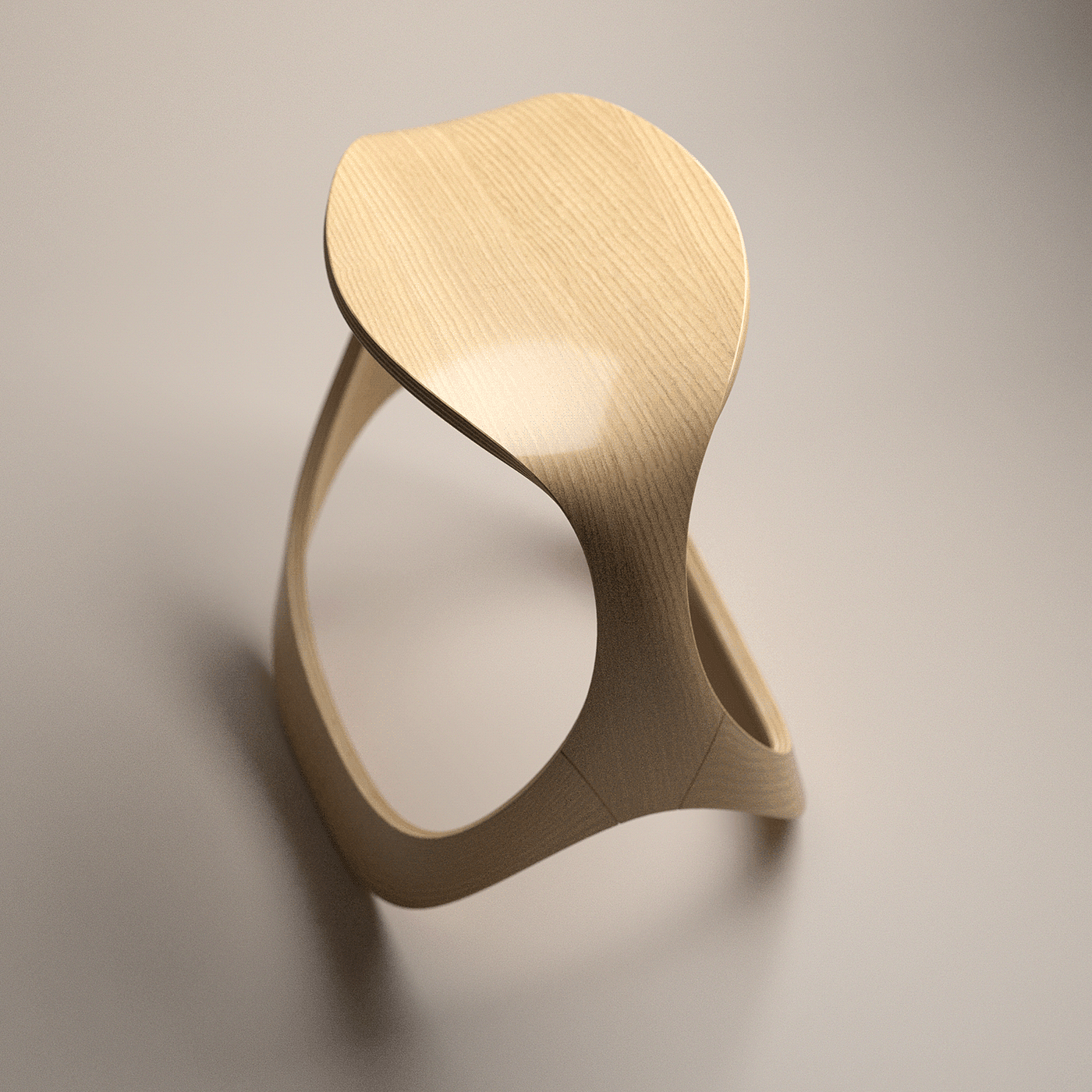 Woodworking design，Natural furniture，Plywood products，Wooden stool，