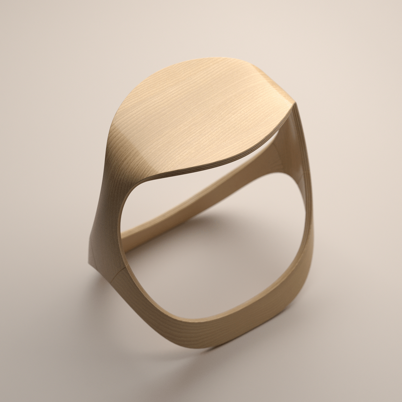 Woodworking design，Natural furniture，Plywood products，Wooden stool，