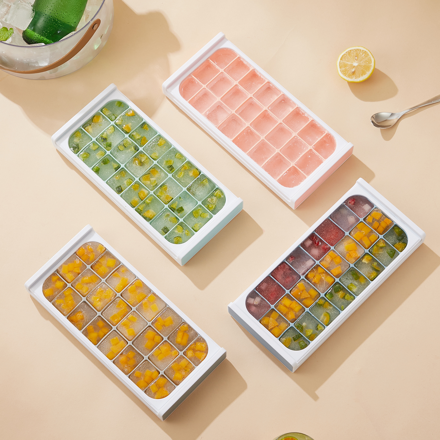 Silica gel ice lattice，