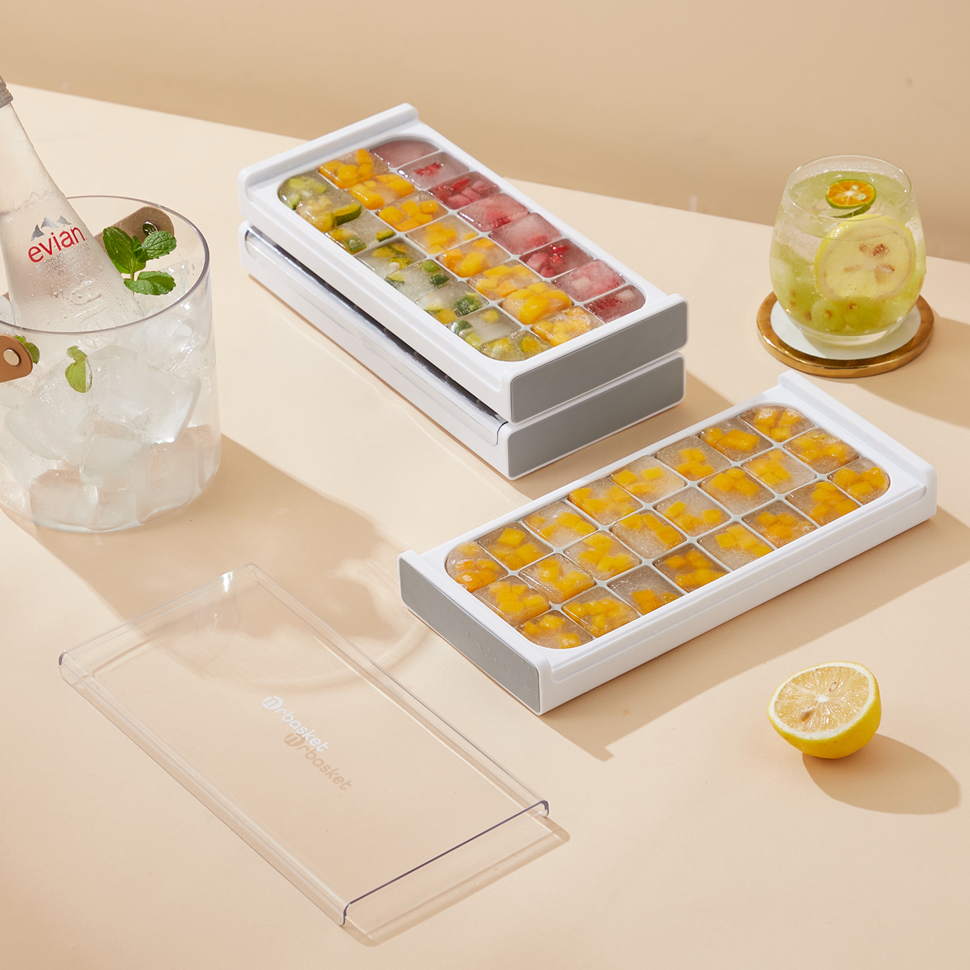 Silica gel ice lattice，