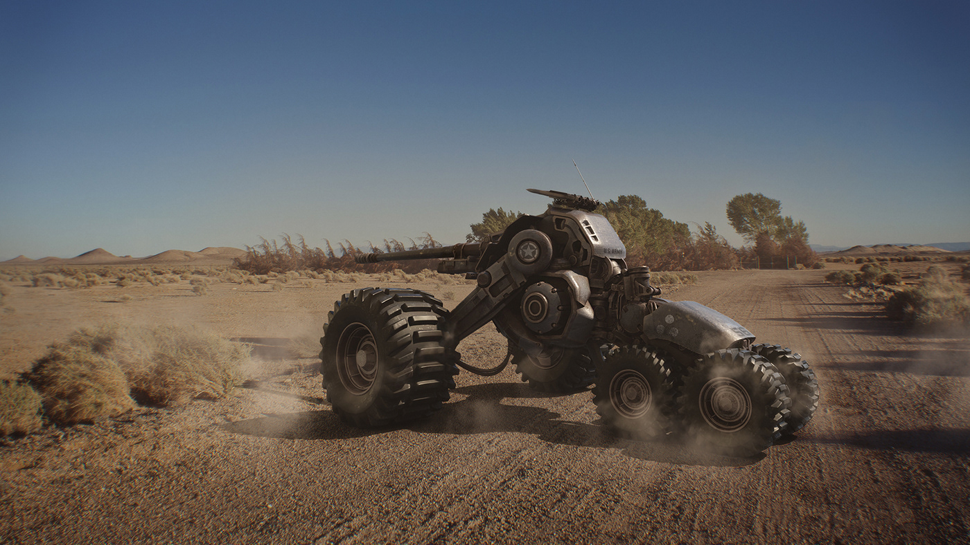 machine，3d，Model，robot，Tank，Game model，