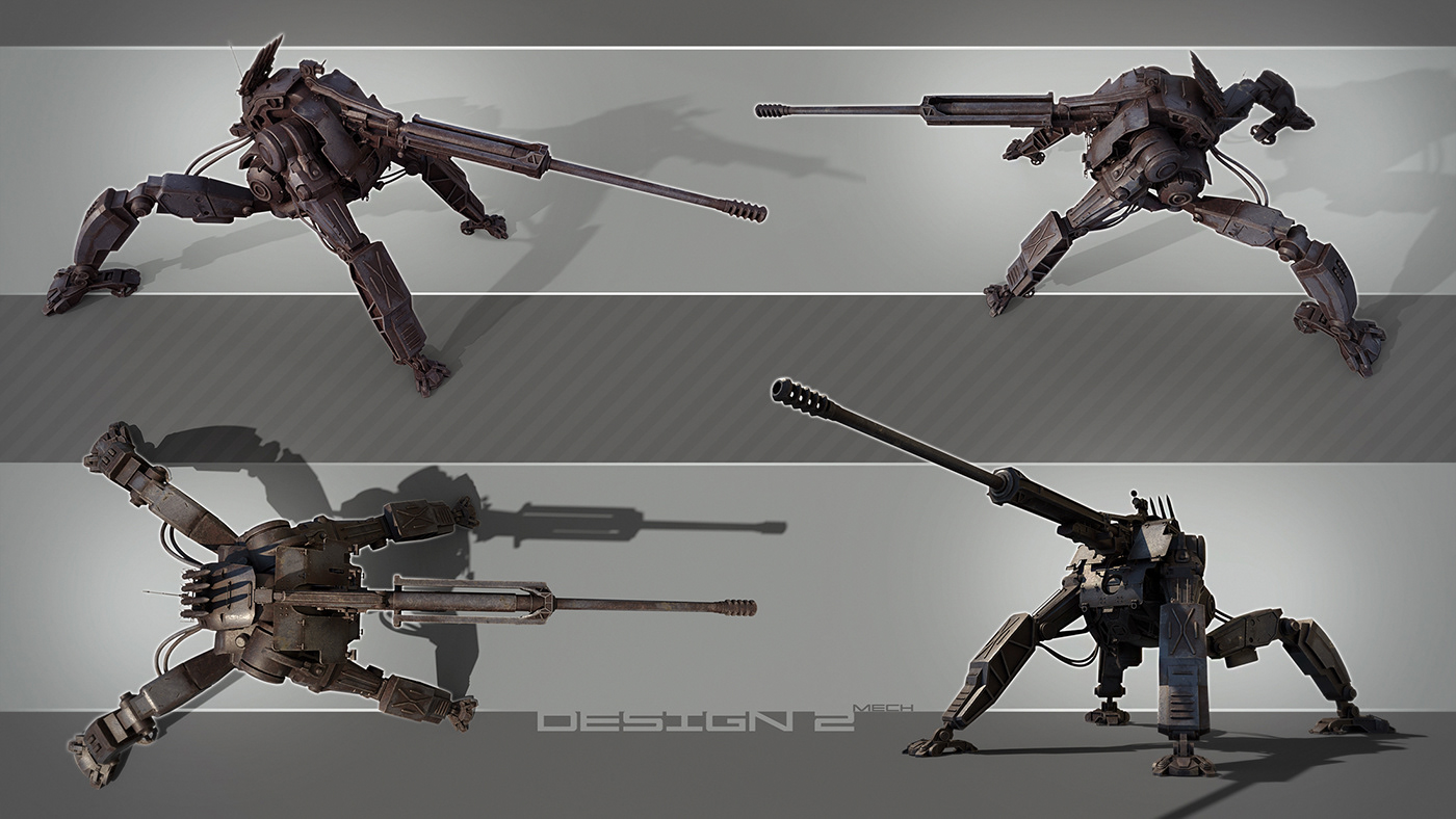 machine，3d，Model，robot，Tank，Game model，