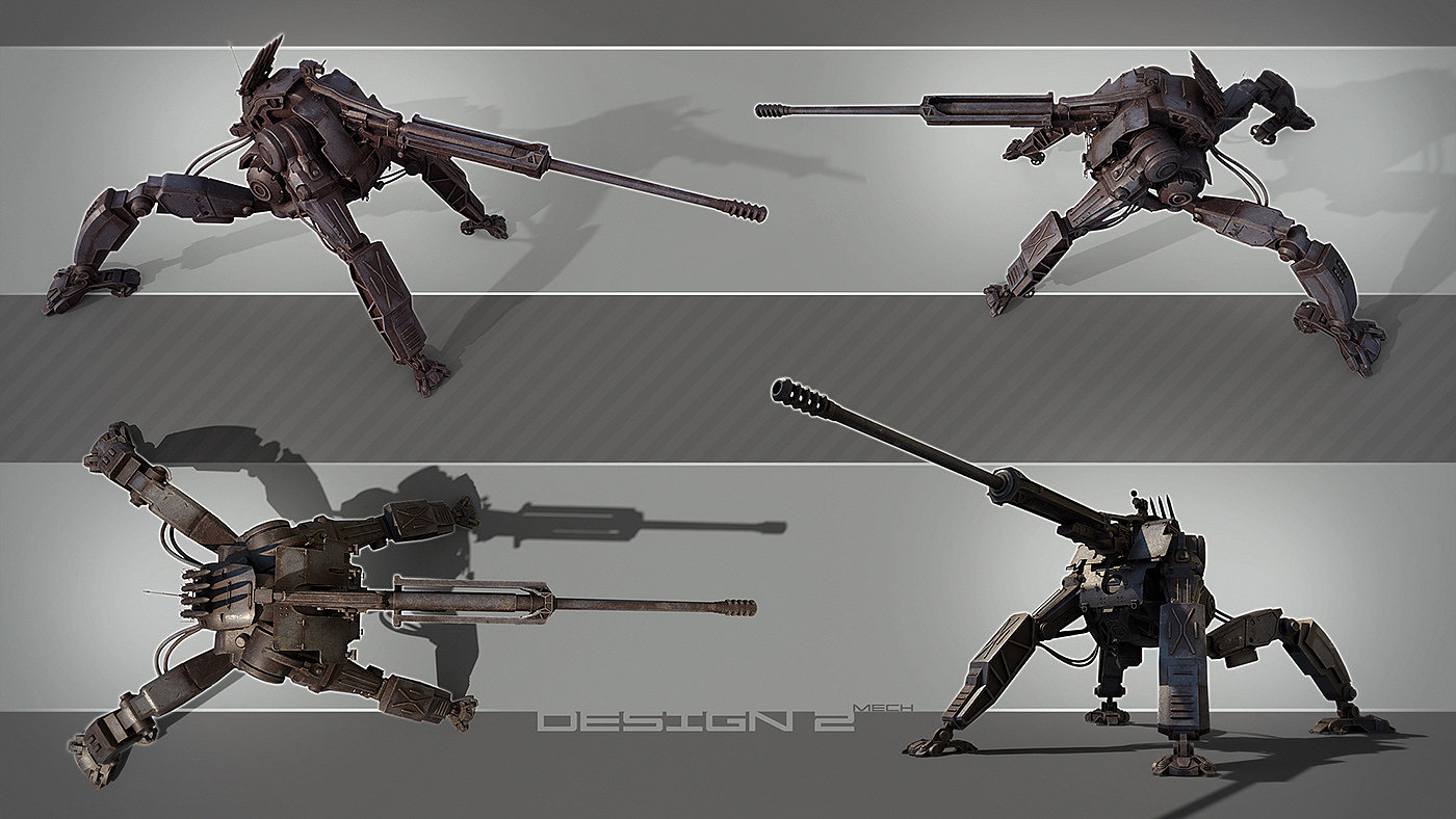 machine，3d，Model，robot，Tank，Game model，