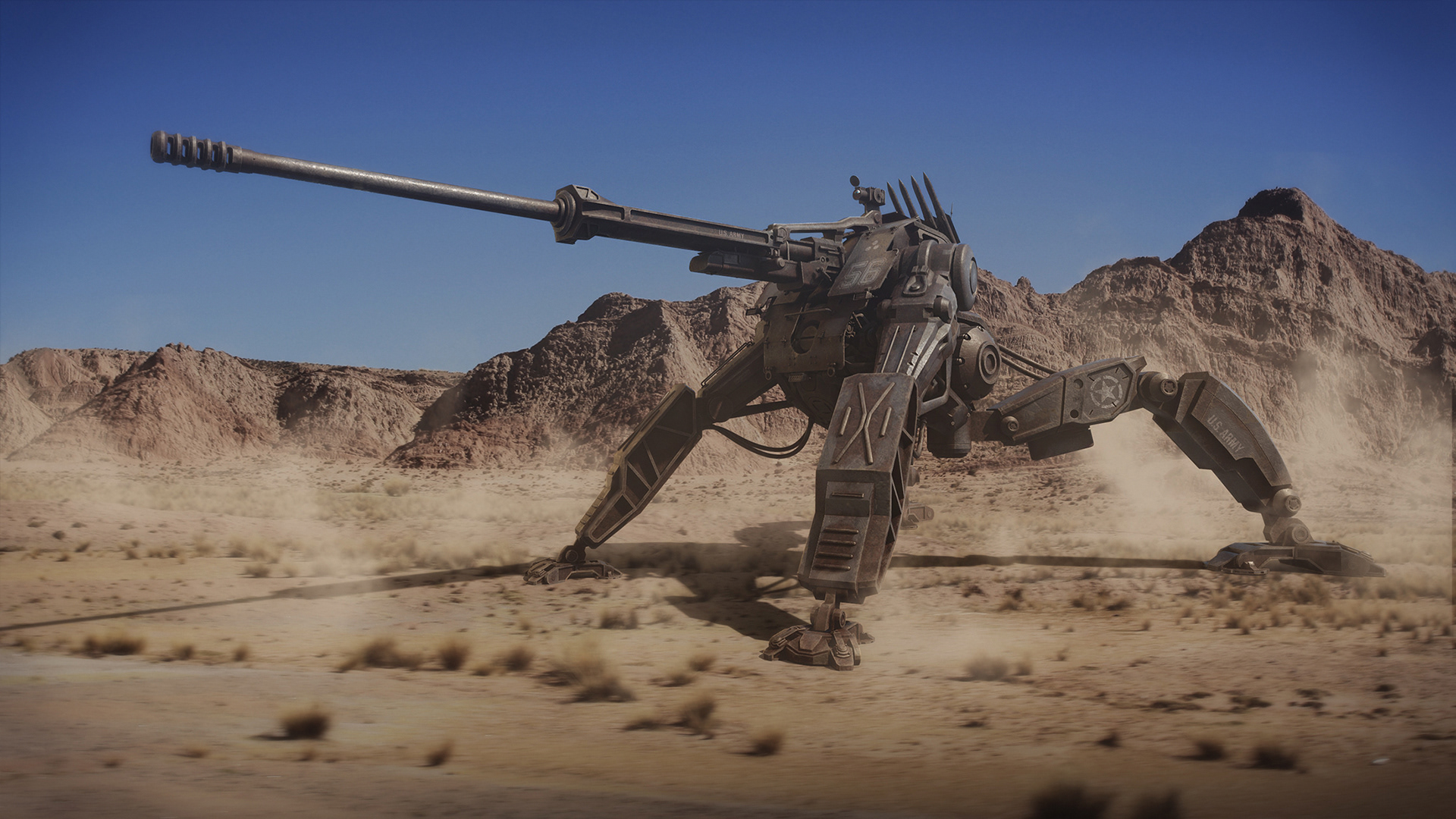 machine，3d，Model，robot，Tank，Game model，