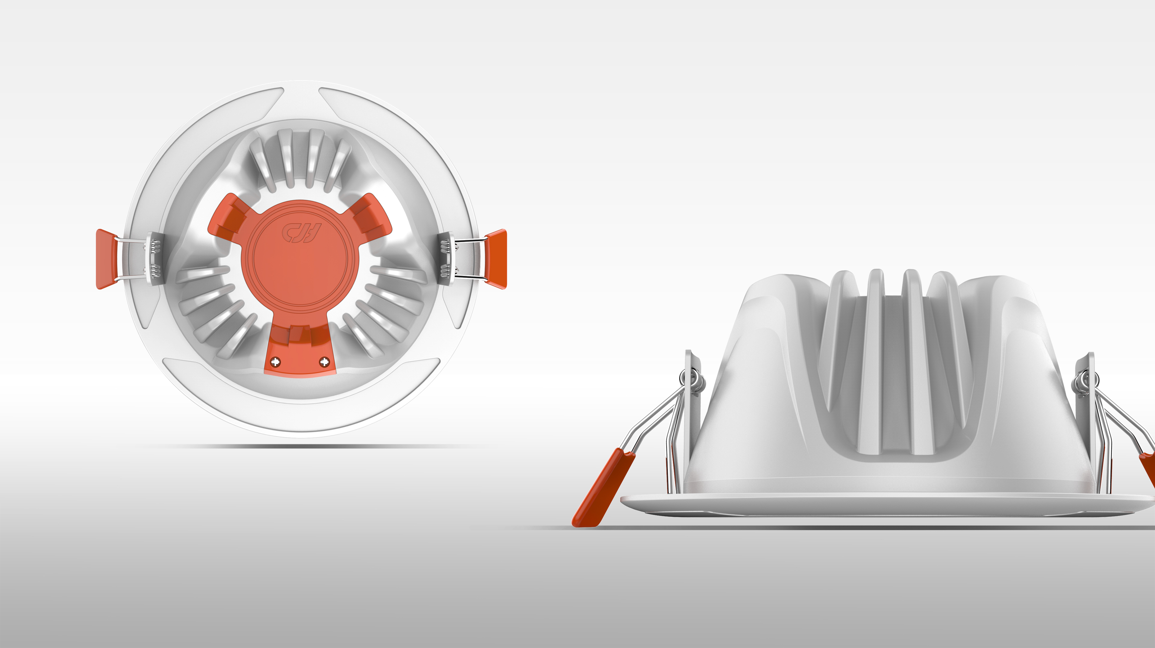 industrial design，PI，Product image identification，Hand drawn，lamp，Downlight，lamps and lanterns，distinguish，