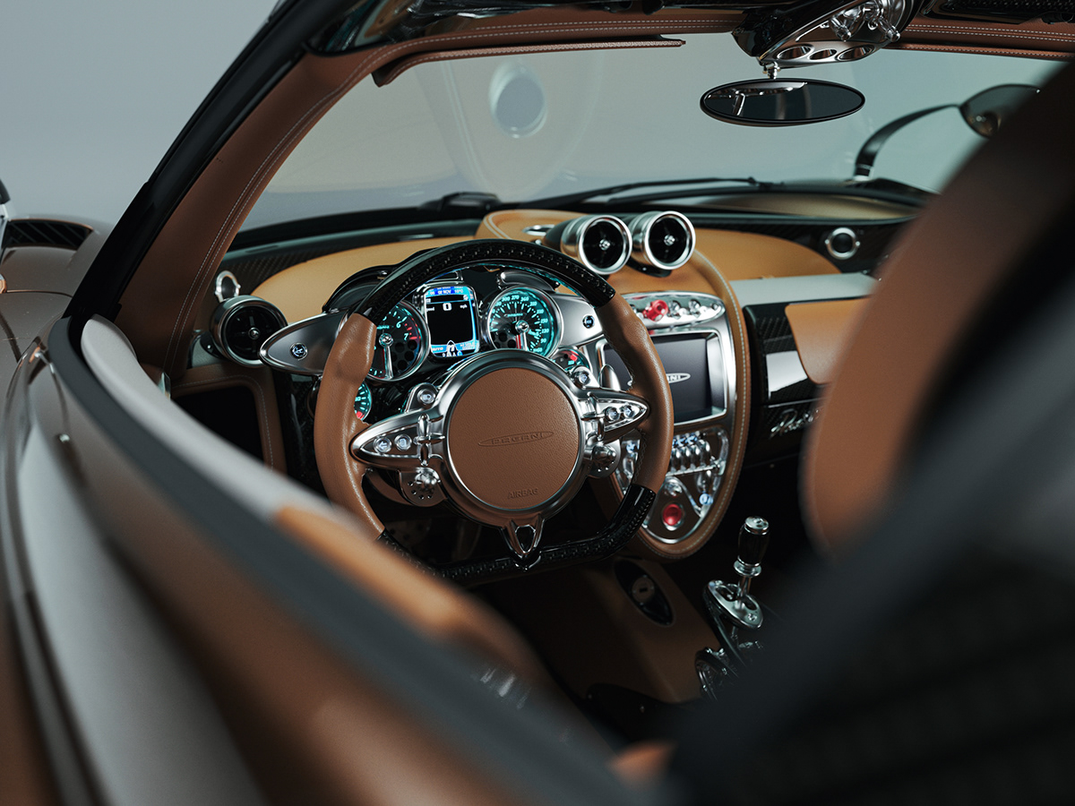 Sports car，Hermes Edition，Pagans，Huayra Roadster，Automobile design，CGI renderings，