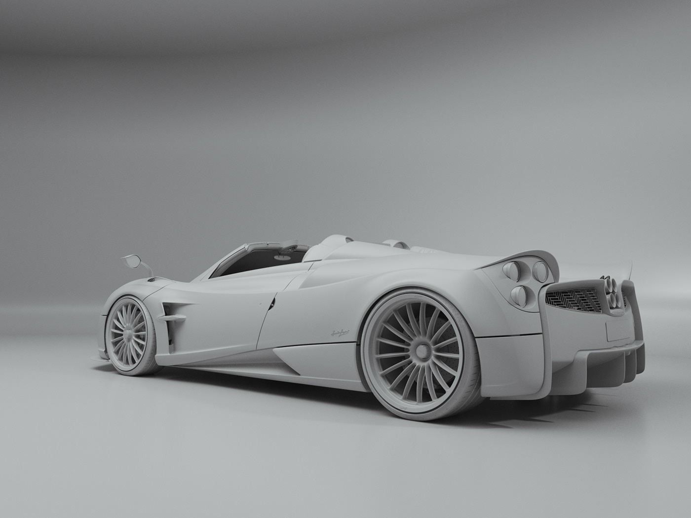 Sports car，Hermes Edition，Pagans，Huayra Roadster，Automobile design，CGI renderings，