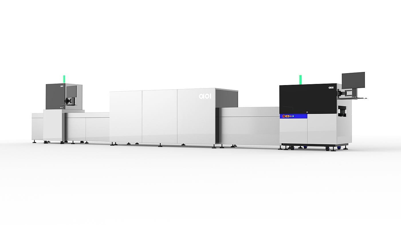 Equipment industrial design，Appearance design of testing equipment，AOI detection，Smart factory，Intelligent production line，Large equipment，Assembly line，