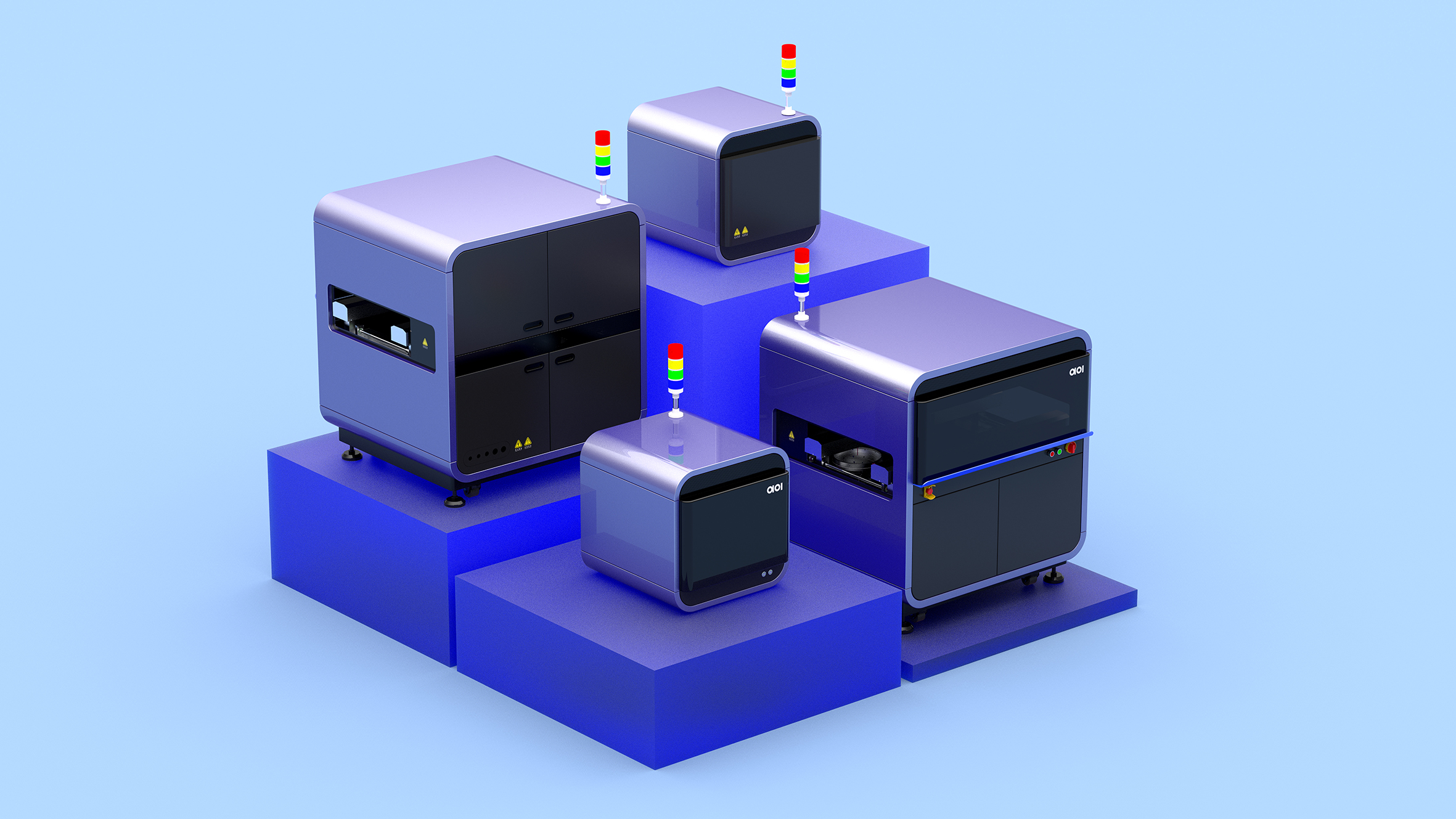 检测设备,aoi设备,智能工厂,大型生产线,工业设计,设备外观设计,智能