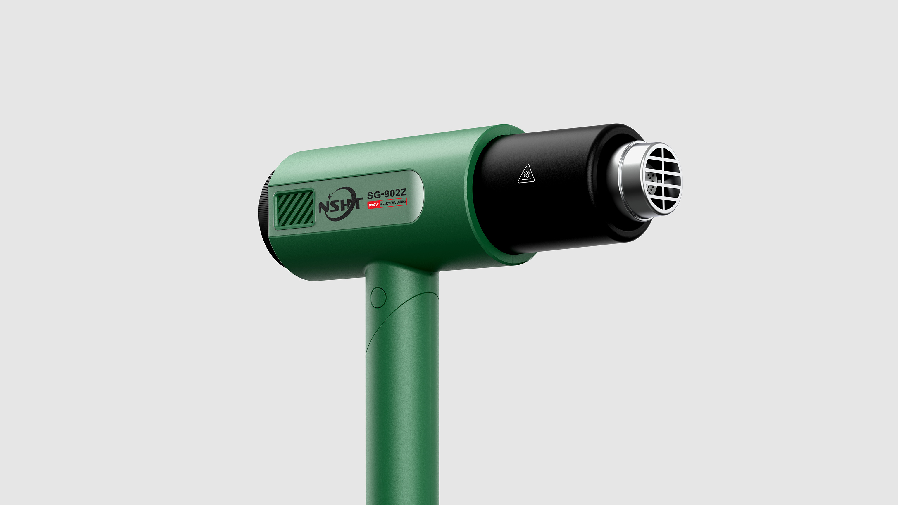 Appearance design of hot air gun，Tool appearance，Equipment appearance，Handheld device appearance，industrial design，Overseas tool design，Intelligent electric tools，