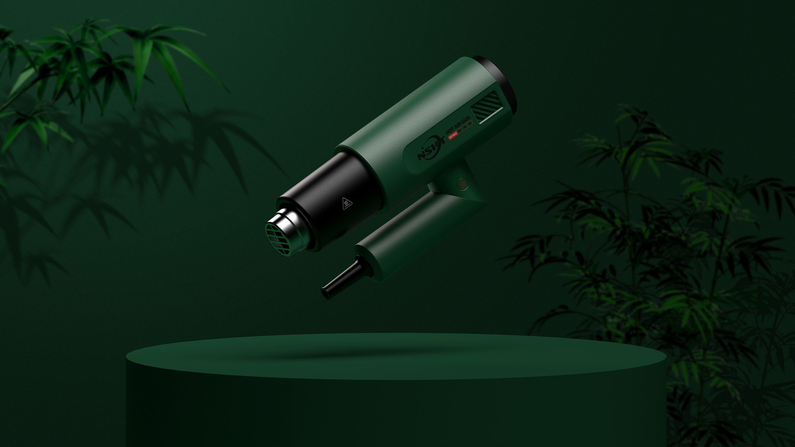 Appearance design of hot air gun，Tool appearance，Equipment appearance，Handheld device appearance，industrial design，Overseas tool design，Intelligent electric tools，