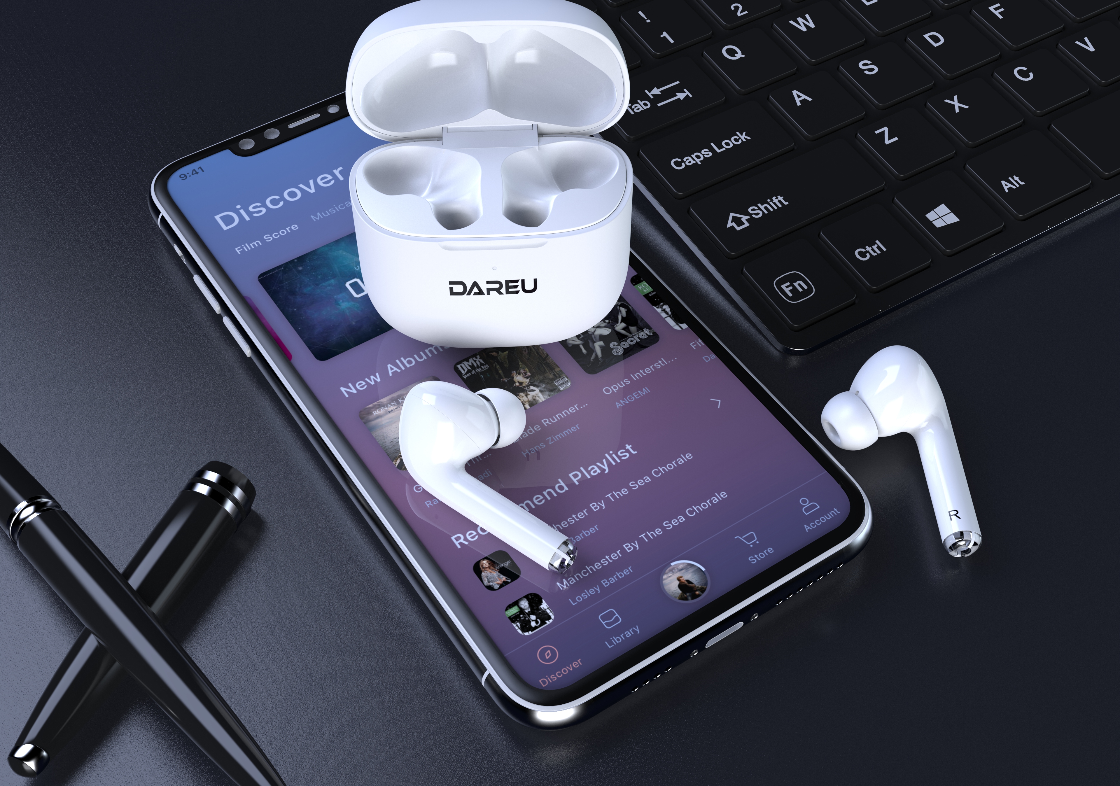 Daryou，product design，headset，Bluetooth，tws，